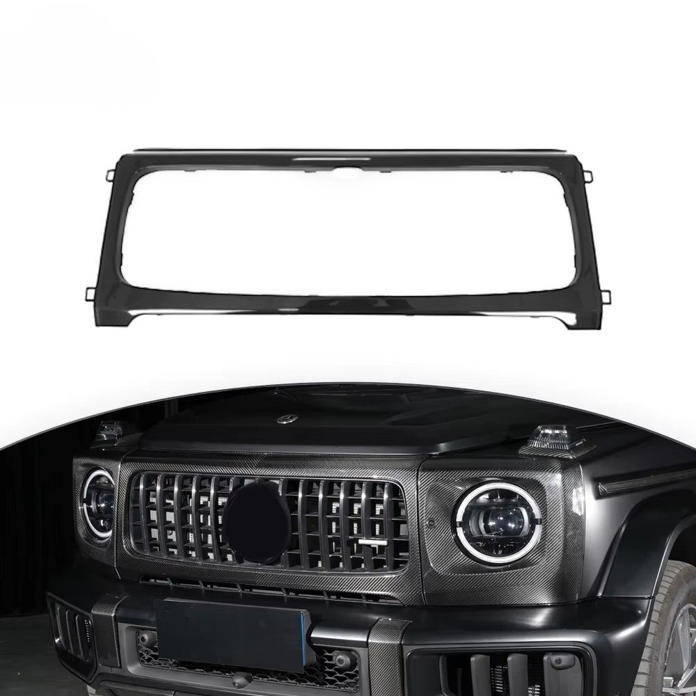 Carbon Front Grille Frame for Mercedes-Benz G-Class W465 2024+ - Custom Class