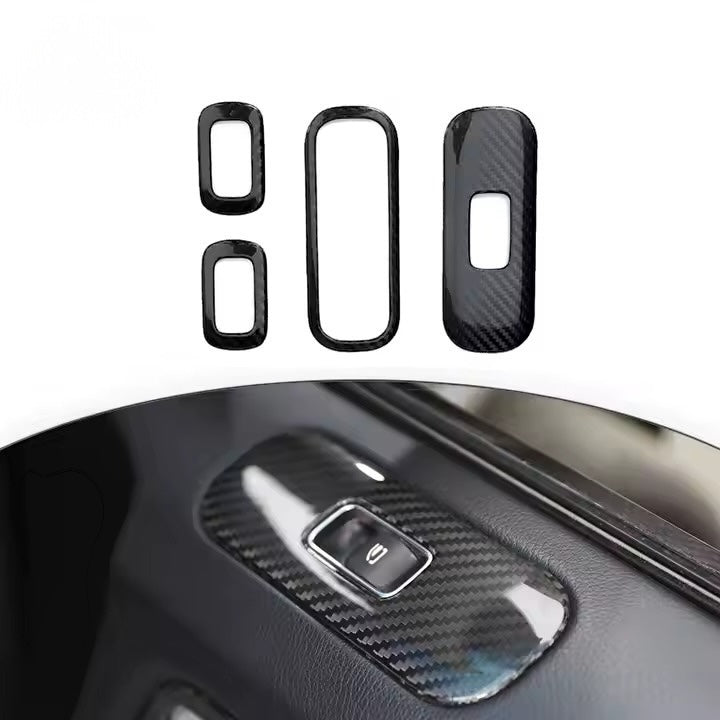 Carbon Glass Lift Switch Frame Trim for Mercedes-Benz W465 G-Class