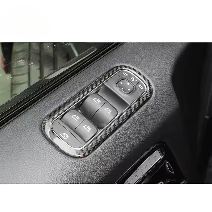Carbon Glass Lift Switch Frame Trim for Mercedes-Benz W465 G-Class