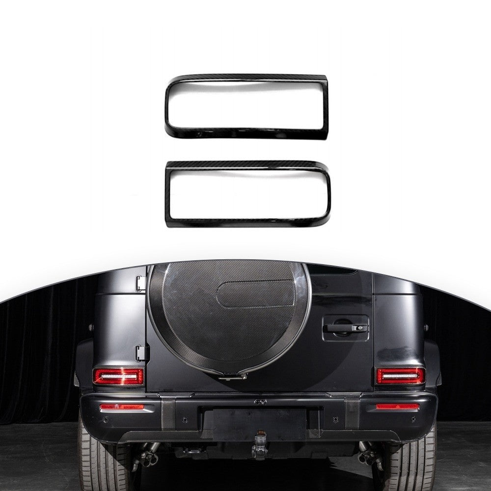 Carbon Rear Back Light Cover Frame for Mercedes-Benz W465 G-Class