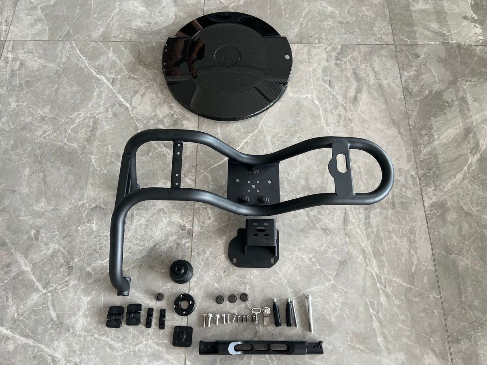 Carbon Rear Spare Wheel Cover for Mercedes-Benz W463a W464 G-Wagon - Custom Class