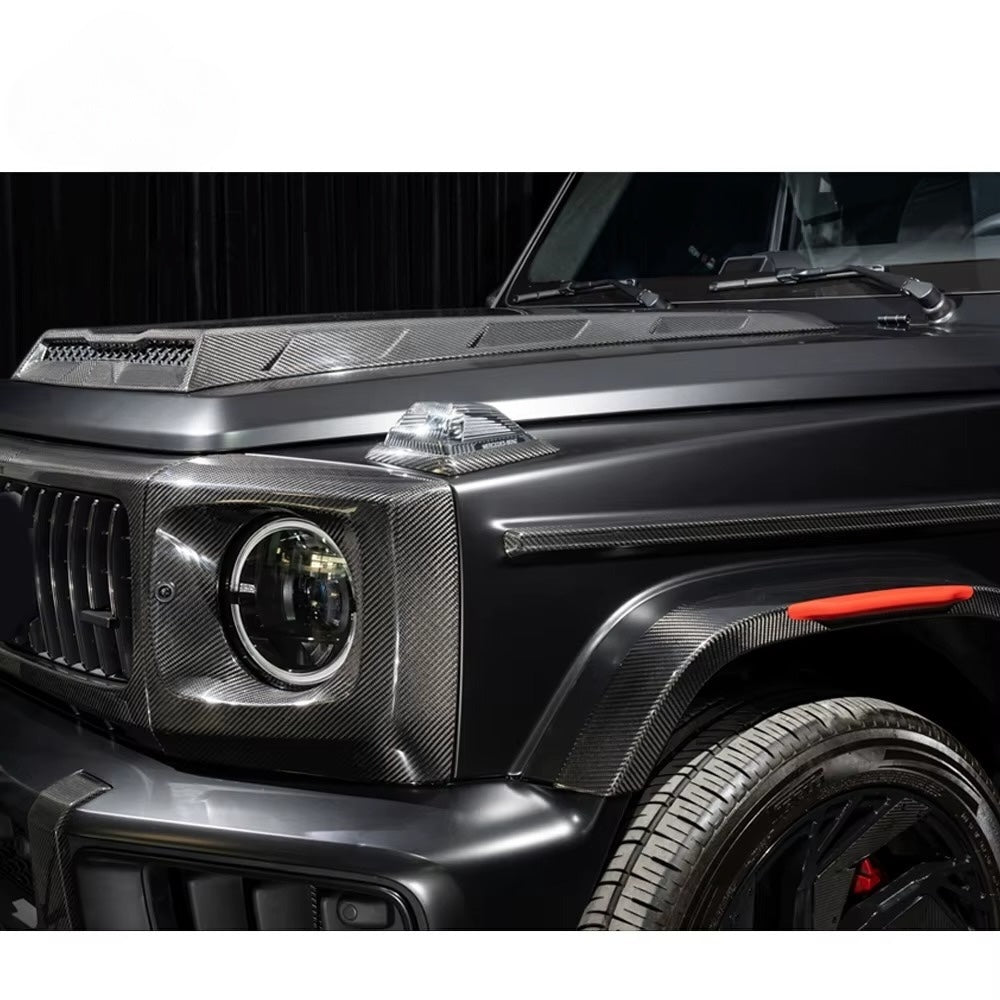 Carbon Turn Signal Covers for Mercedes-Benz W465 G-Class