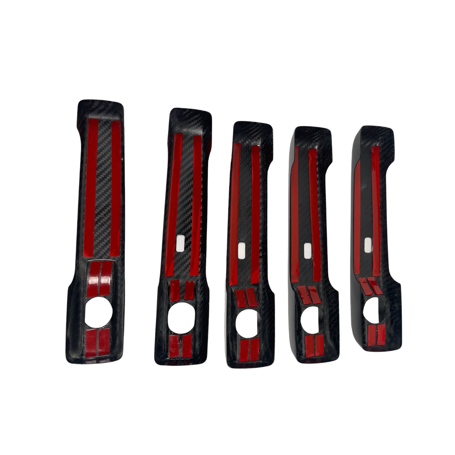Carbon fiber door handle covers 5pcs for Mercedes-Benz G-Class W465 2024+