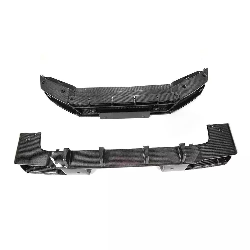 Carbon fiber front and rear diffusers for G63 AMG Mercedes-Benz G-Class W463A W464 - Custom Class