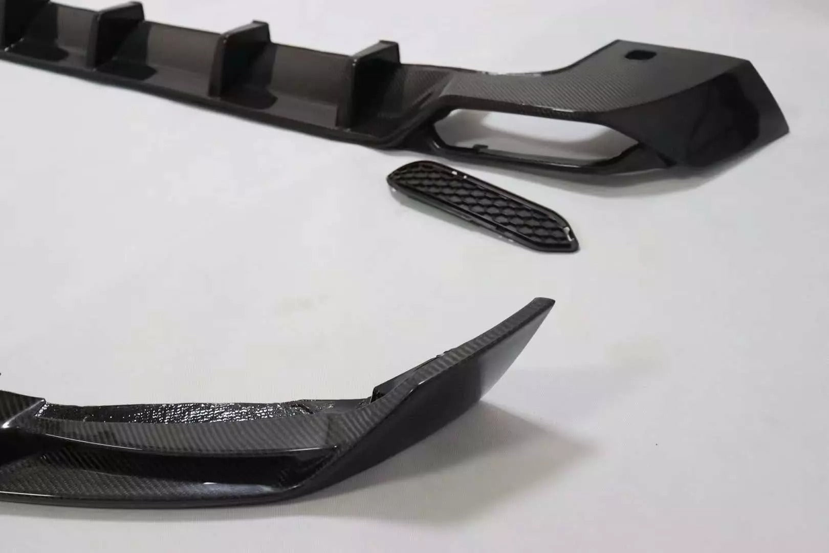 Carbon fiber front and rear diffusers for G63 AMG Mercedes-Benz G-Class W463A W464 - Custom Class