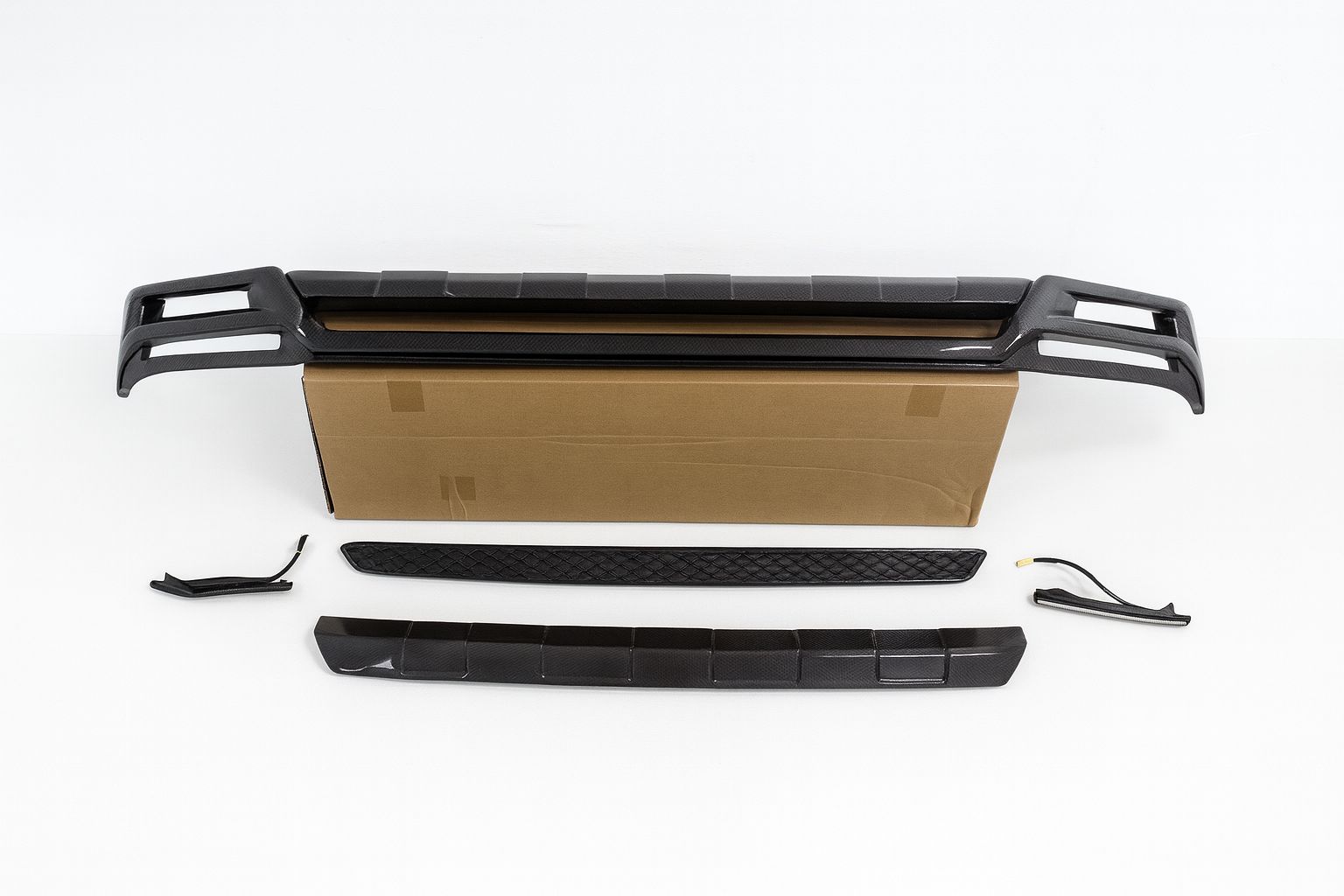 Carbon fiber front lip spoiler BRABUS G500 for Mercedes-Benz W463a W464 - Custom Class