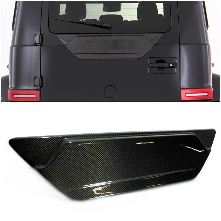 Carbon fiber rear door attachment without logo for Mercedes-Benz W463A G-Class - Custom Class
