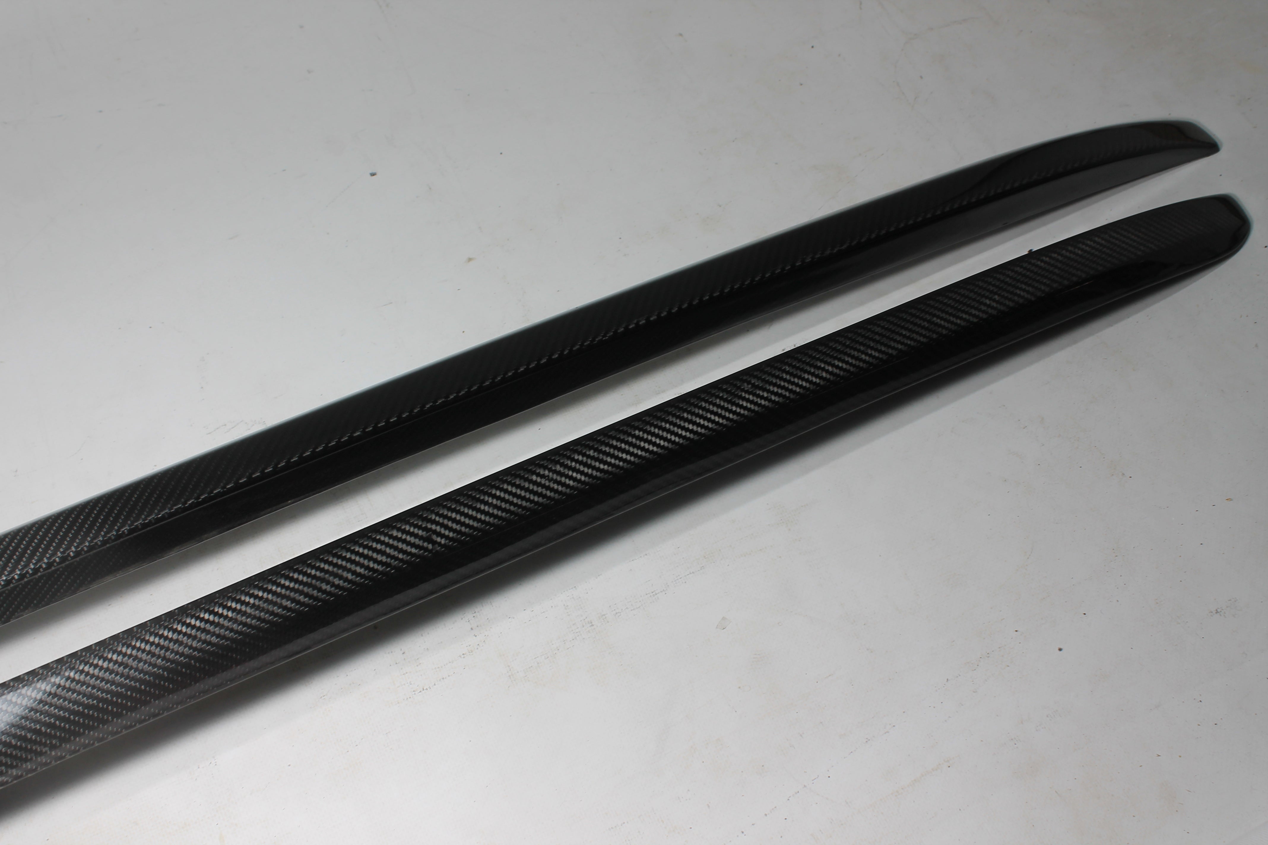 Carbon handrail (top trim) roof rails for Bentley Bentayga 2015-2018 - Custom Class