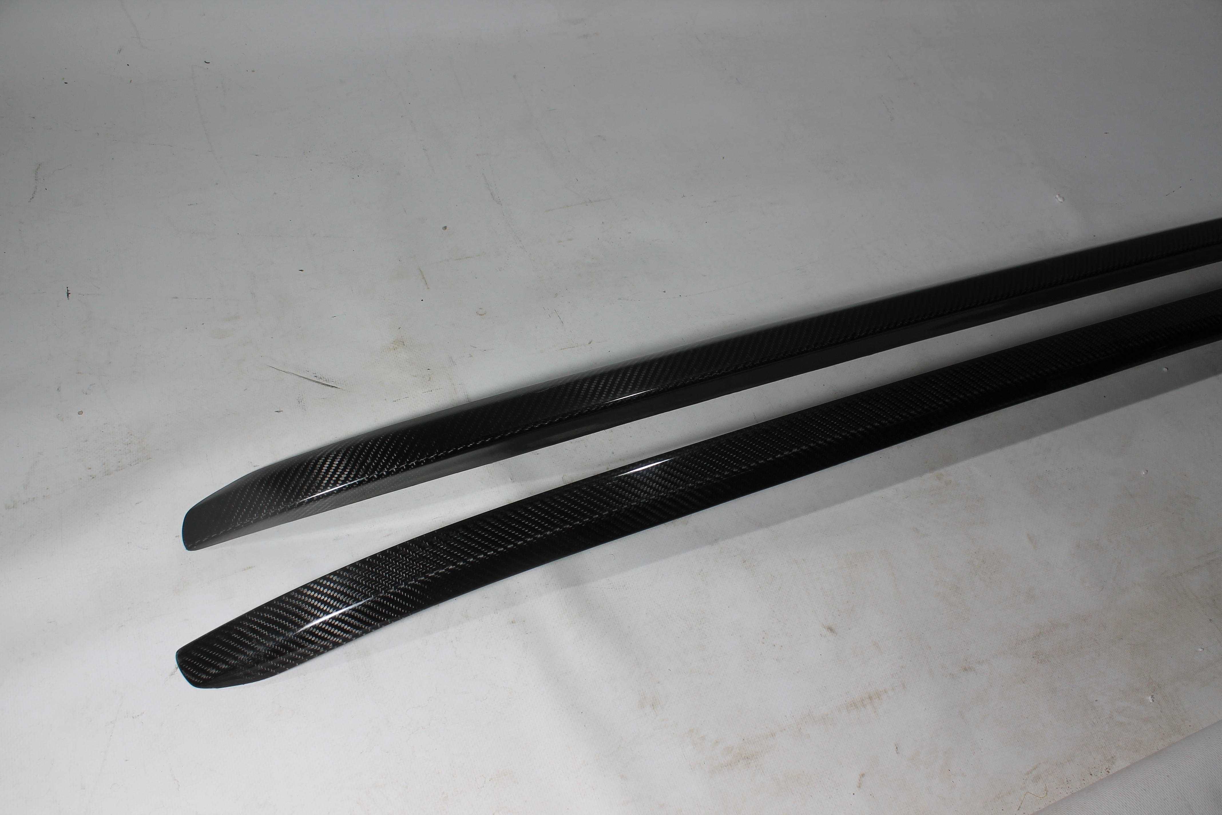 Carbon handrail (top trim) roof rails for Bentley Bentayga 2015-2018 - Custom Class