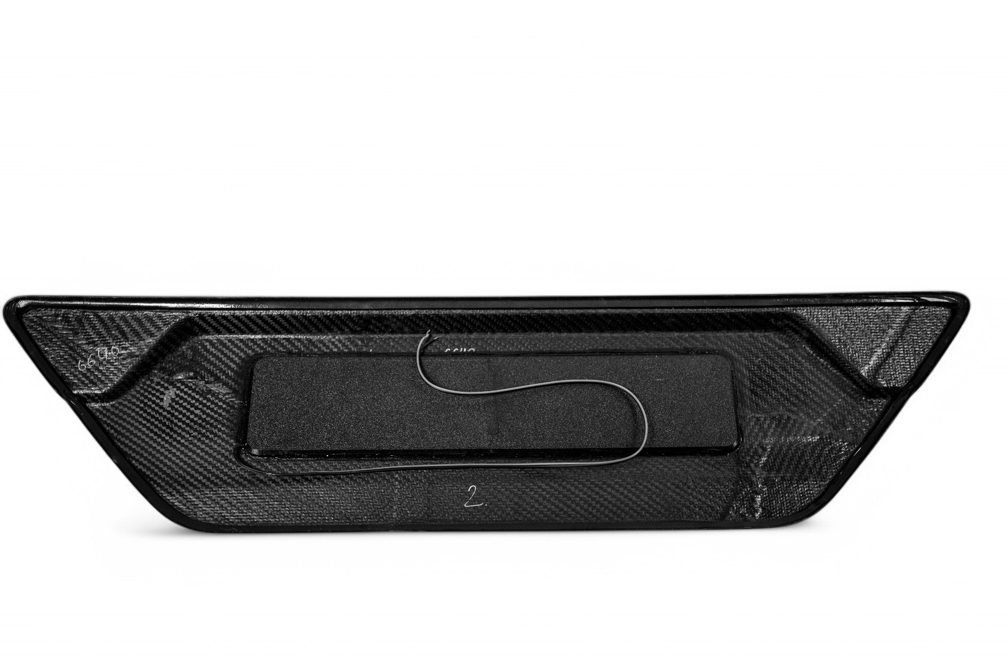 Carbon rear door attachment LED AMG logo illuminated for Mercedes-Benz W463A W465 - Custom Class