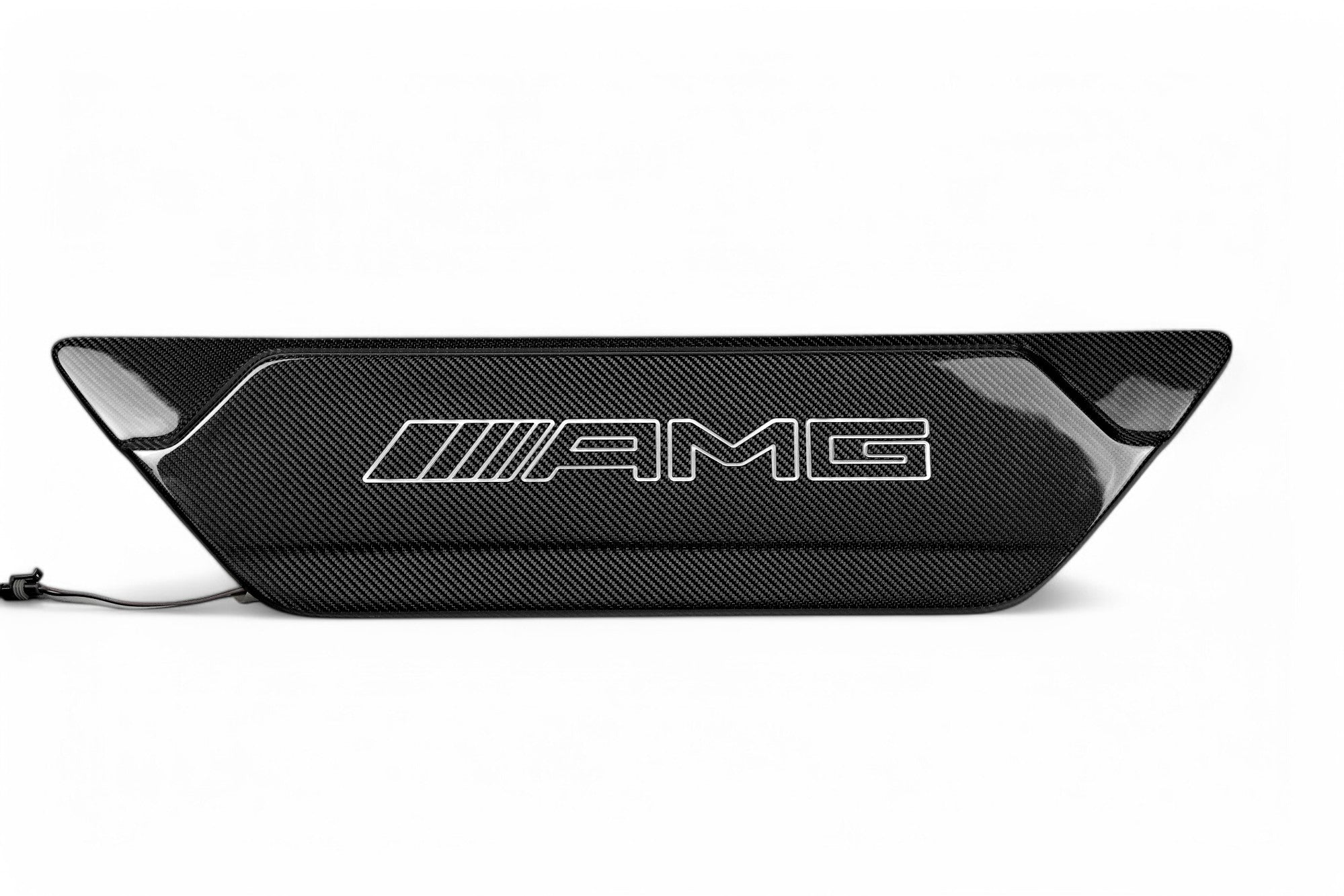 Carbon rear door attachment LED AMG logo illuminated for Mercedes-Benz W463A W465 - Custom Class