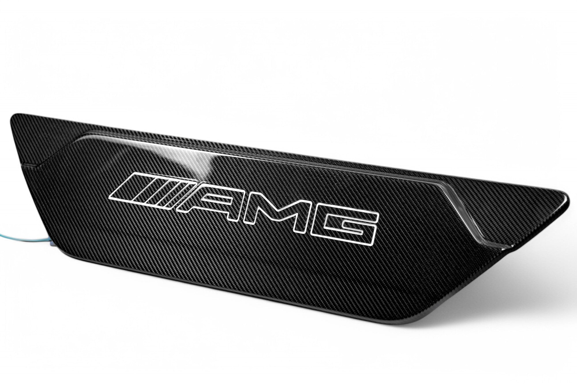 Carbon rear door attachment LED AMG logo illuminated for Mercedes-Benz W463A W465 - Custom Class