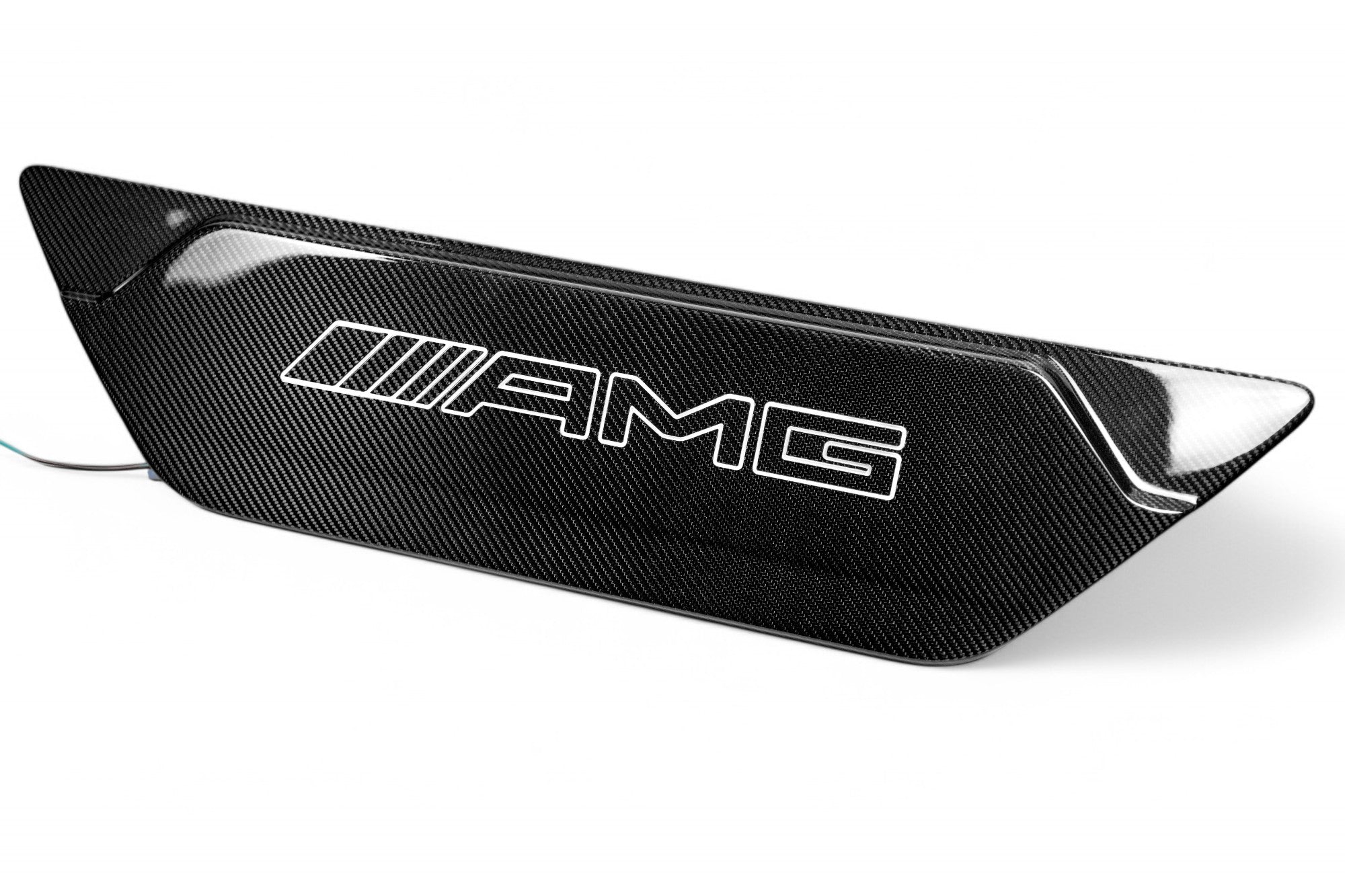 Carbon rear door attachment LED AMG logo illuminated for Mercedes-Benz W463A W465 - Custom Class