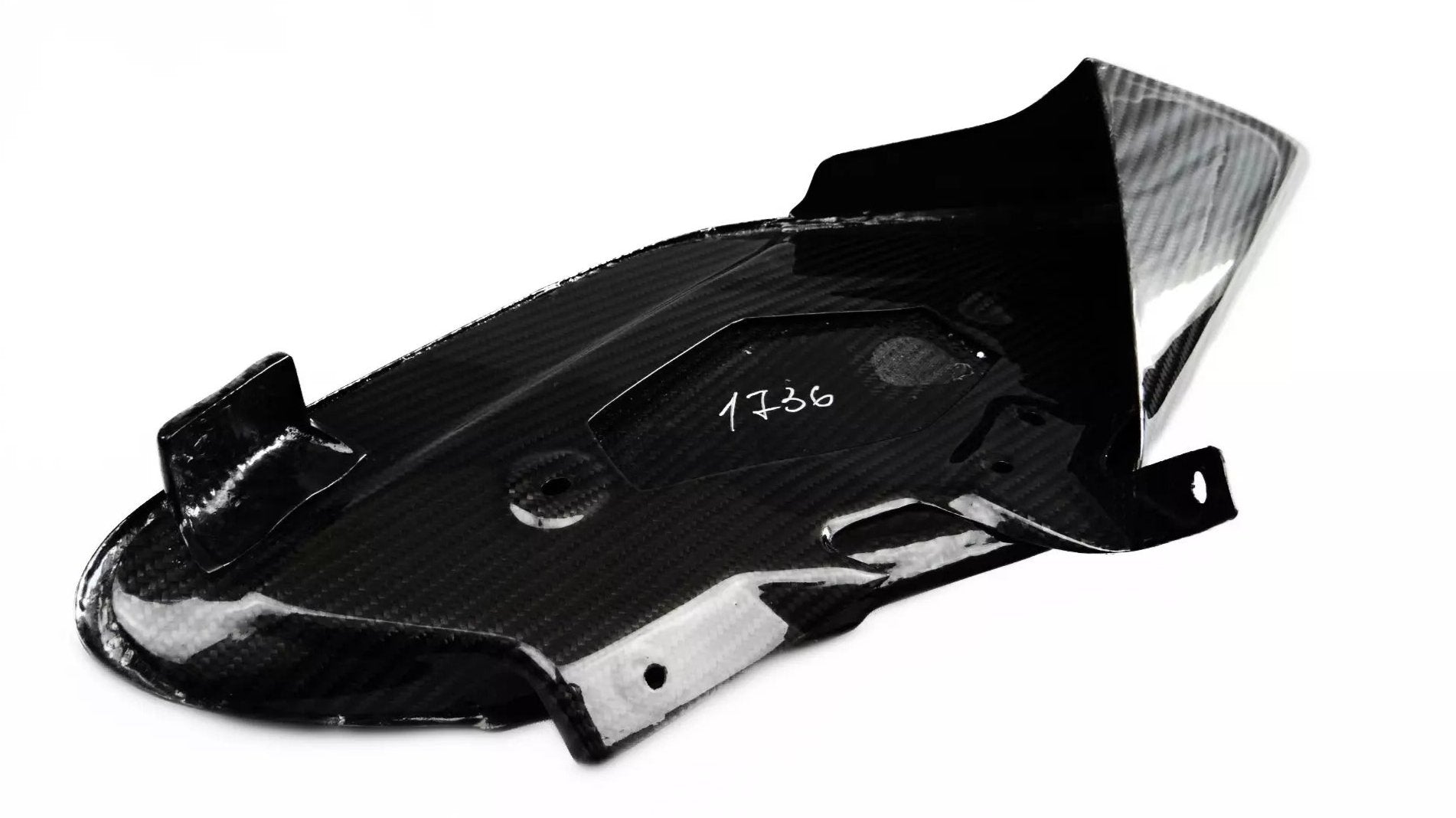 Carbon side vents for Ferrari 488 GTB 2015-2017, made from genuine carbon fiber with a high-gloss UV-resistant coating.