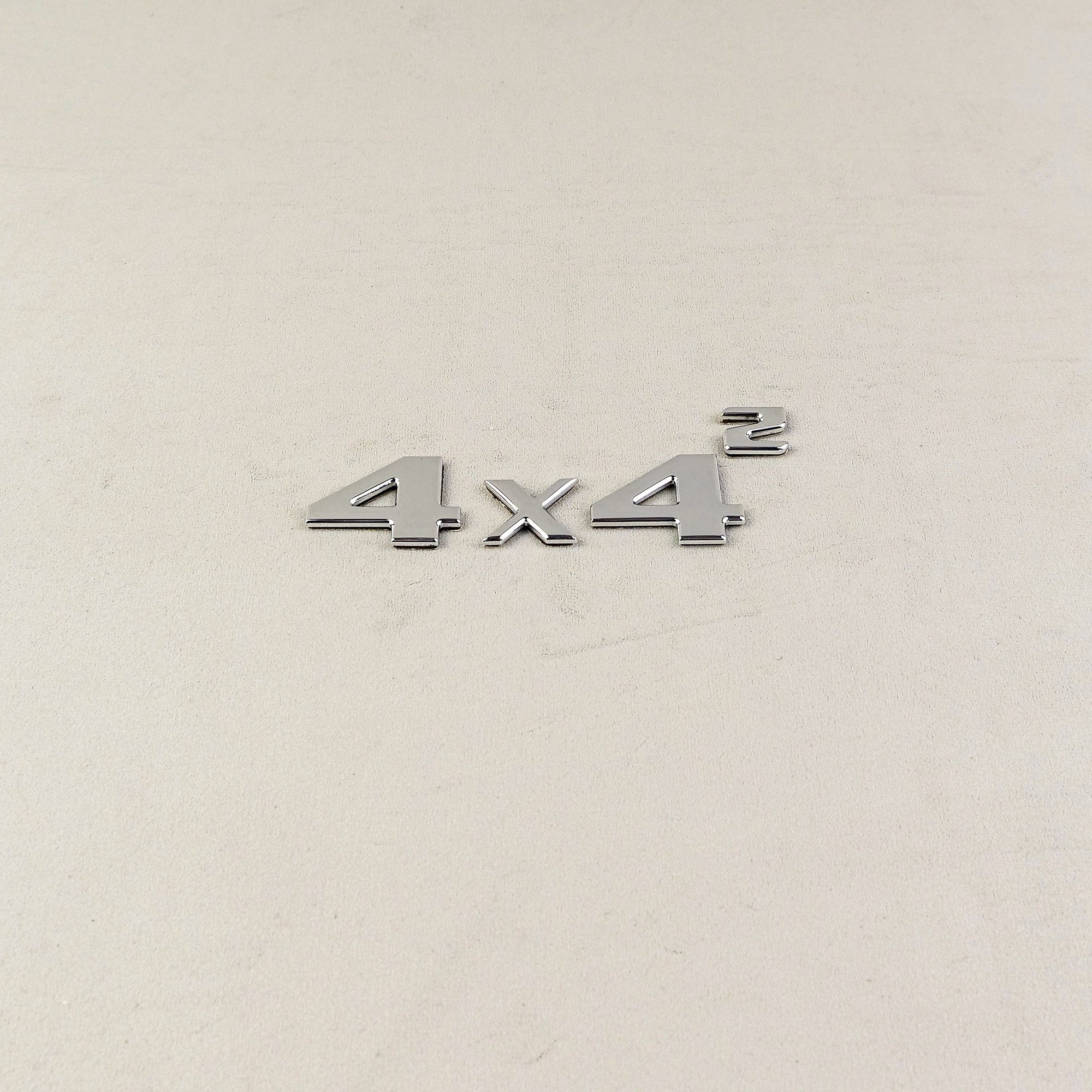 Chrome 4x4 Squared Badge Trunk Emblem for Mercedes G Wagon W463 4x4 - Custom Class