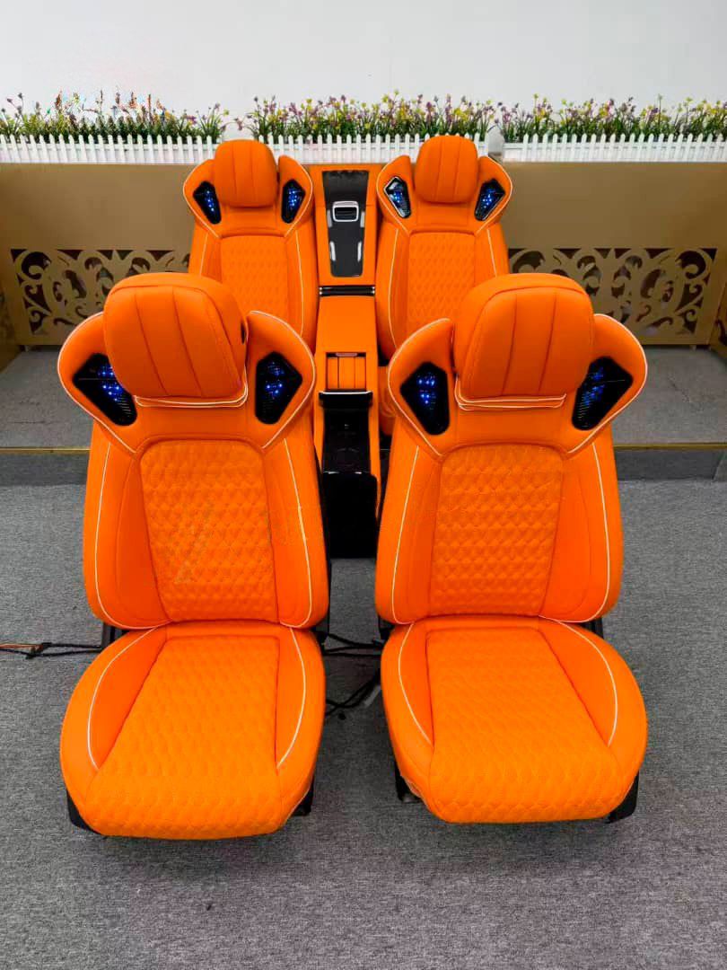 Custom Leather Car Seats (4 Seats + Console) for Mercedes G-Class W463A / W465