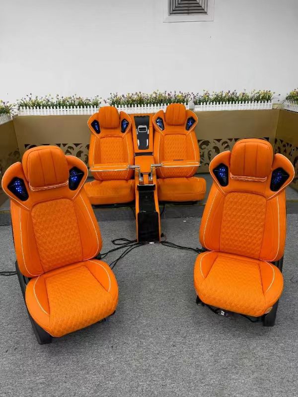 Custom Leather Car Seats (4 Seats + Console) for Mercedes G-Class W463A / W465