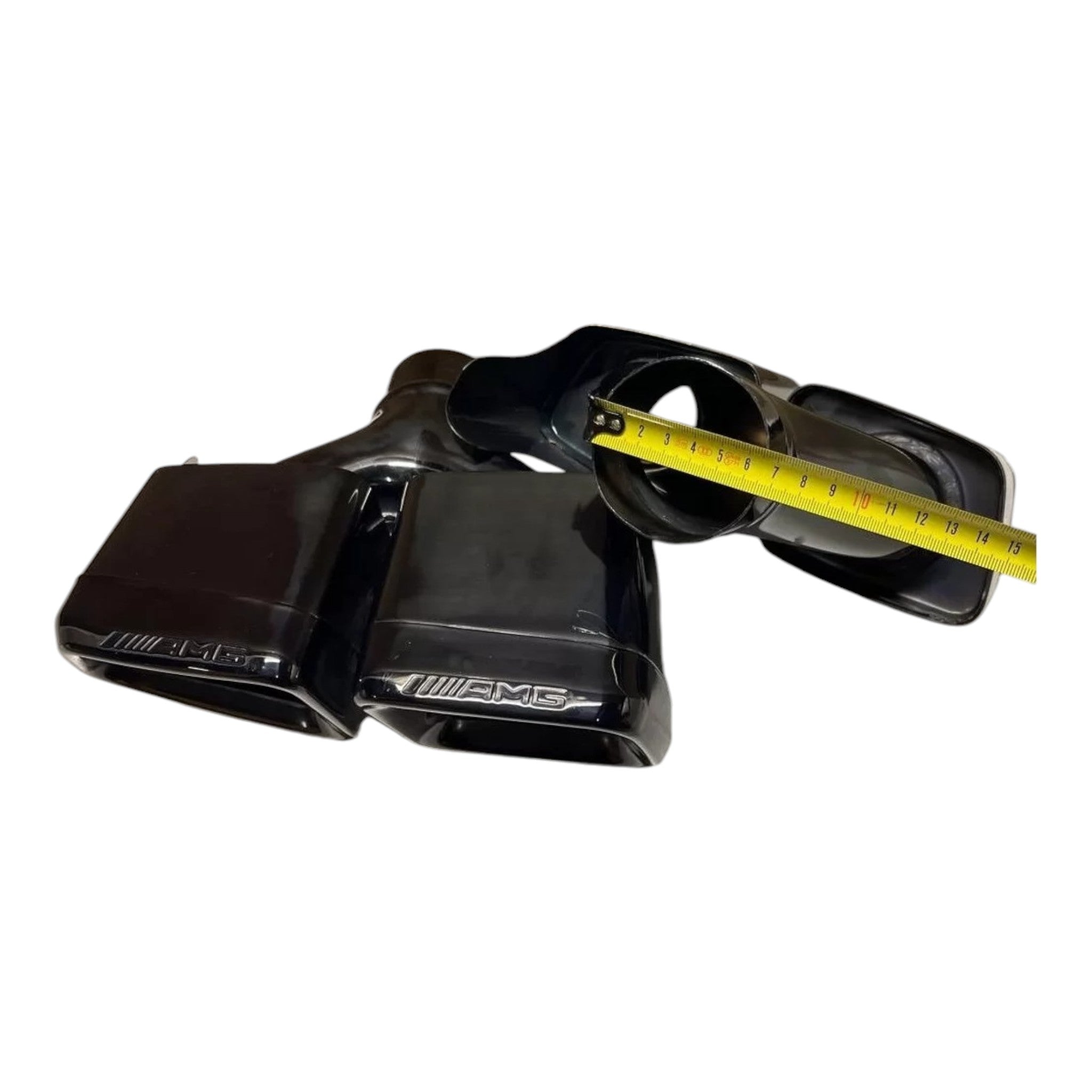 Exhaust tips AMG style black, Y-type for Mercedes E-Class W212 2009-2016 - Custom Class