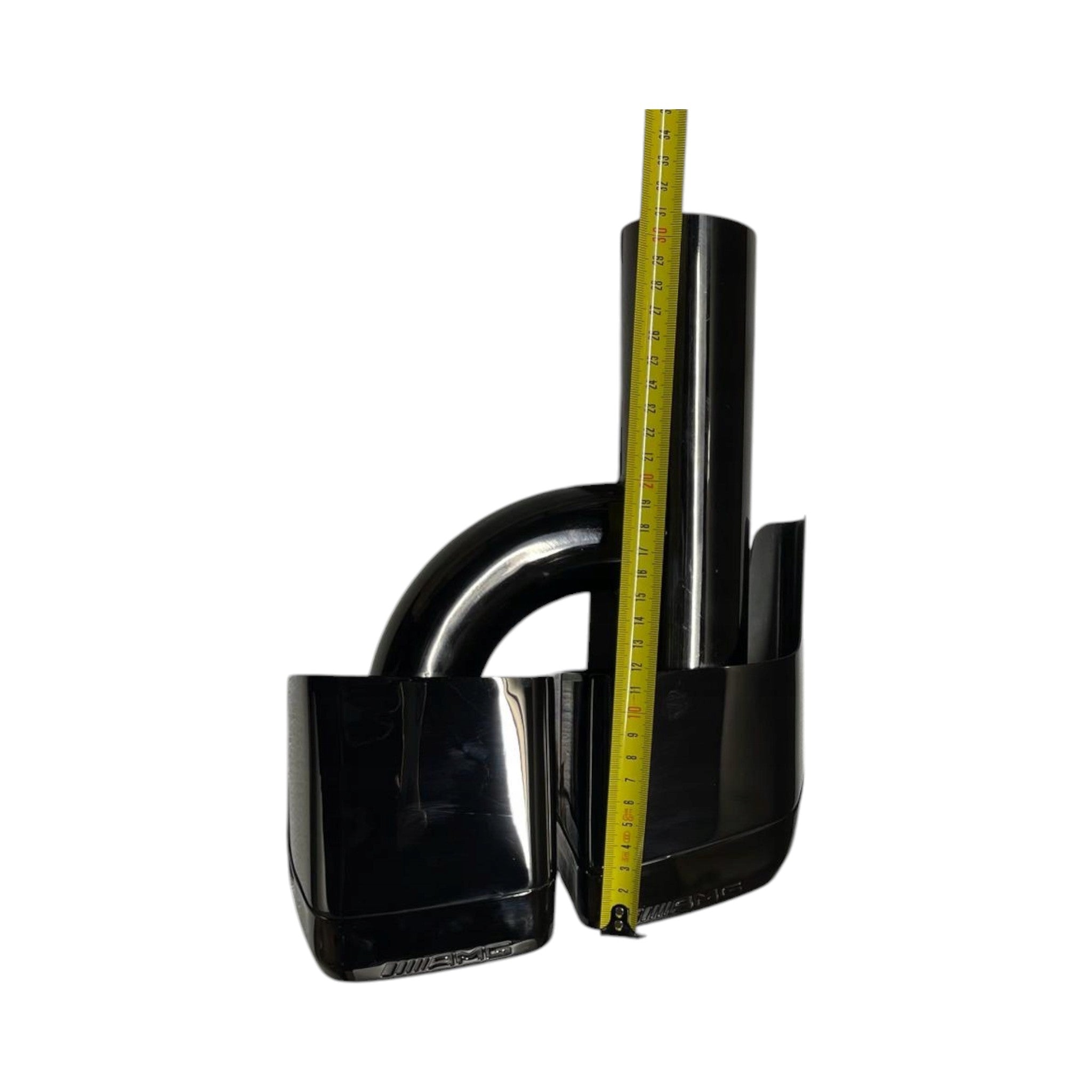 Exhaust tips AMG style black for Mercedes E-Class W212 2009-2016 - Custom Class