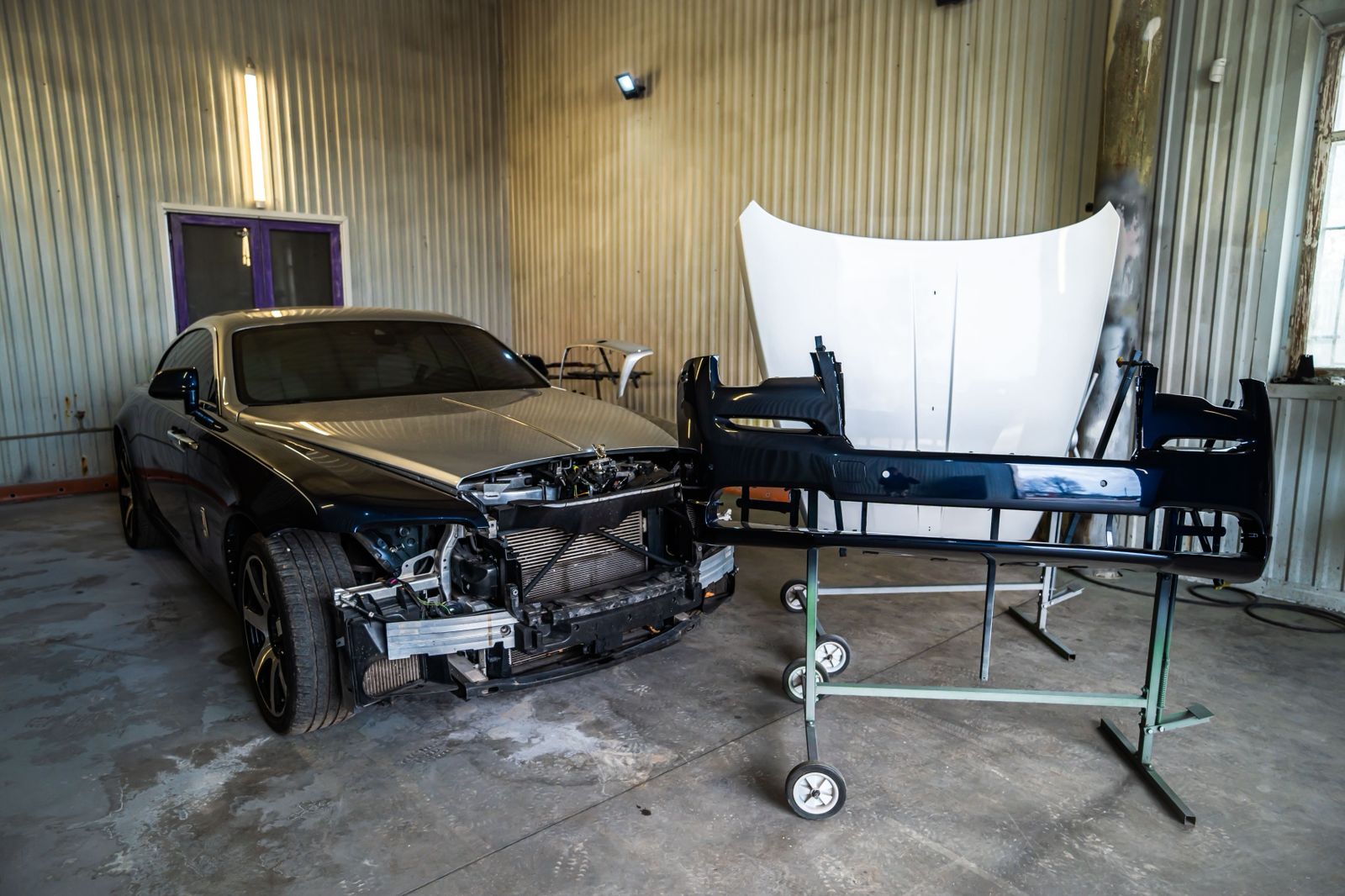 Exterior Facelift Upgrade Kit to 2017+ Style for Rolls-Royce Wraith 2013–2016