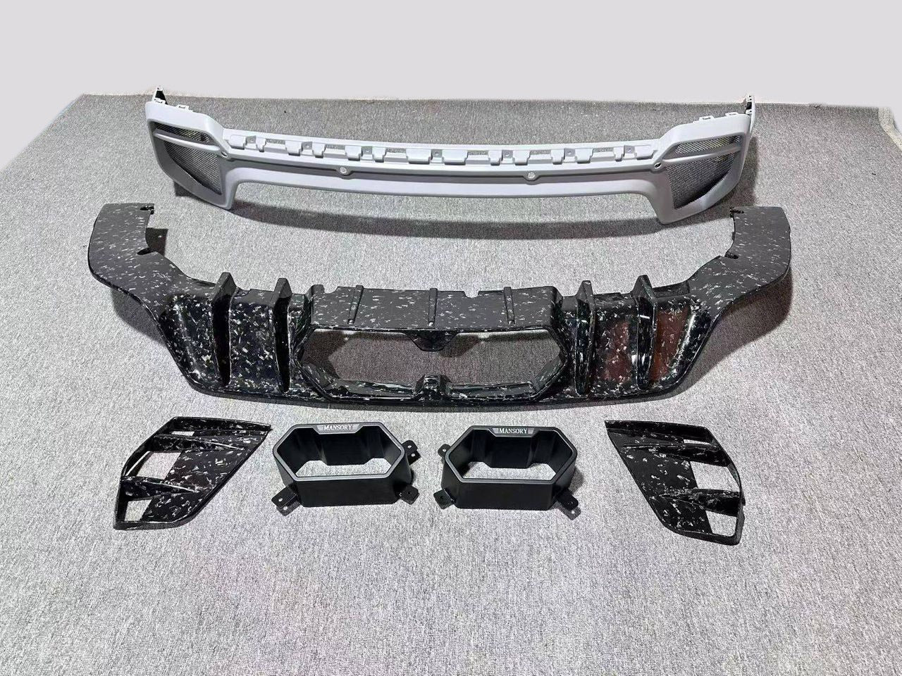 FORGED Carbon Fiber Mansory Style Body Kit with Center Exhaust for Rolls-Royce Cullinan - Custom Class