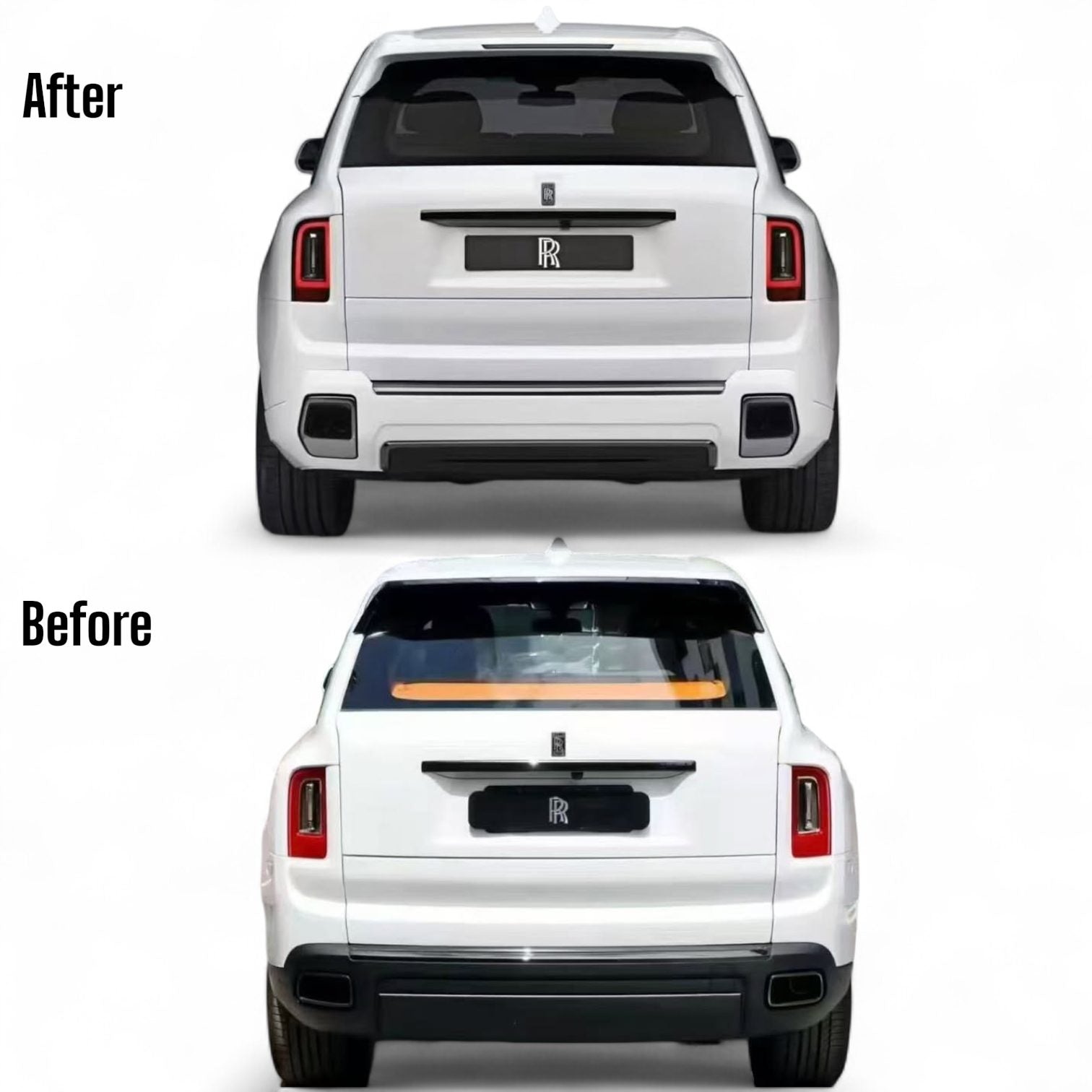 Facelift Body Kit 2025 Style for Rolls-Royce Cullinan 2014–2024 (Plastic + Headlights)