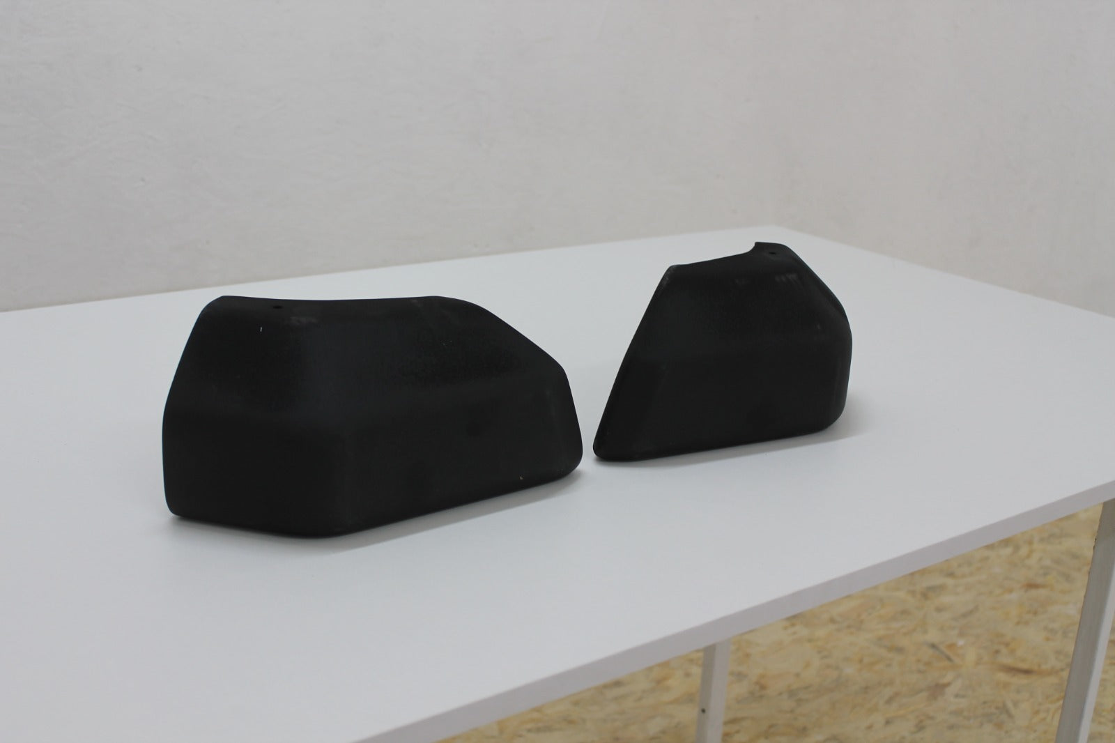 Front Bumper Corner Caps Set (Fiberglass) for Mercedes-Benz G-Class W460 / W461 – Standard Wheel Arches