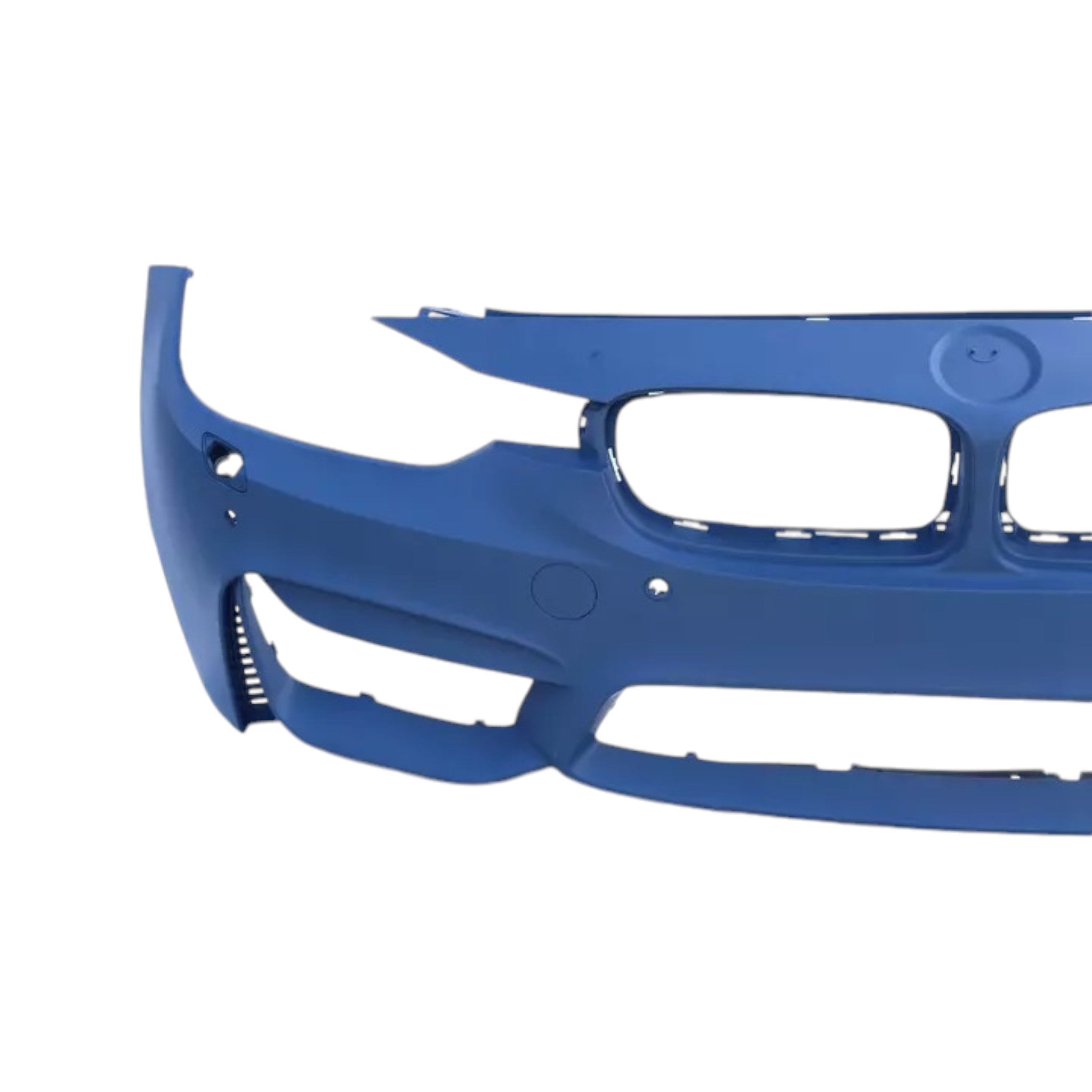 Unpainted M3 style front bumper for BMW F30/F31 from Custom Class, offering a bold and sporty upgrade.