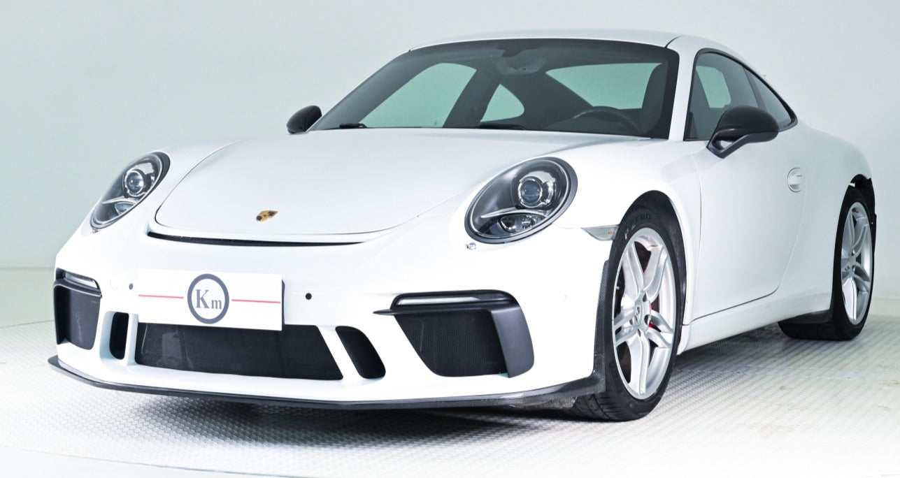 Carbon Fiber Front Lip Spoiler Diffuser for Porsche 911 991 2012-2019