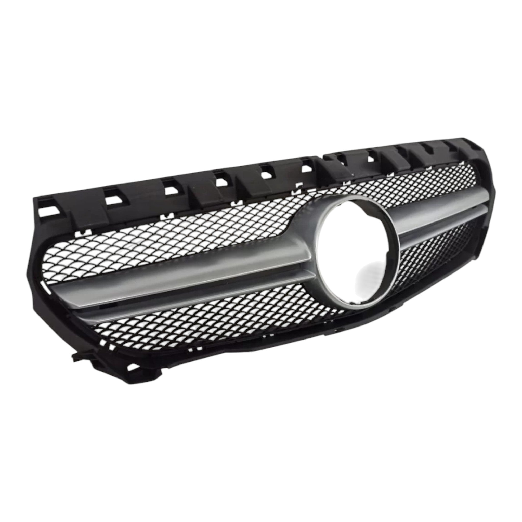 Front Grill AMG mat chrome for Mercedes CLA-Class C117 2016-2018 - Custom Class