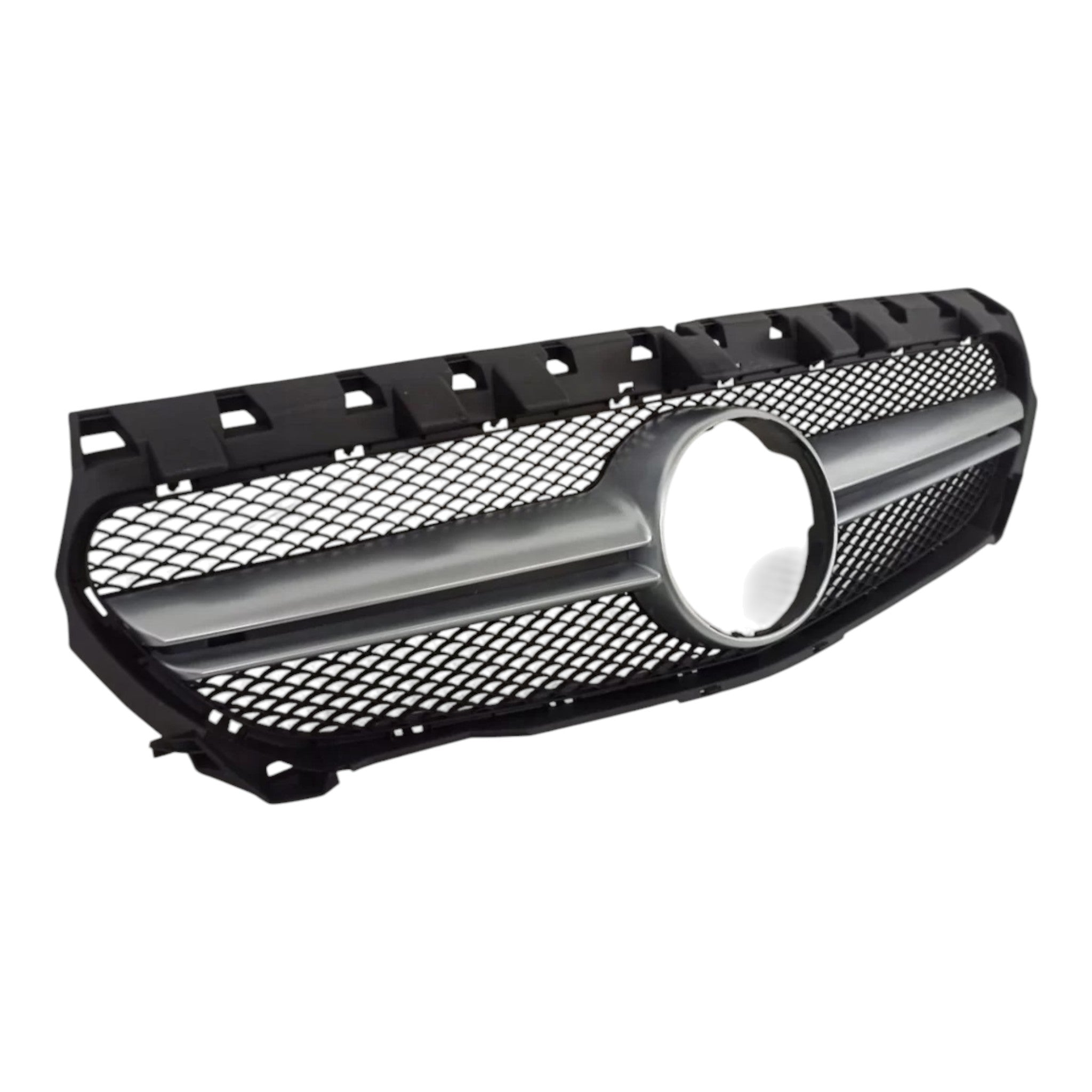 Front Grill AMG mat chrome for Mercedes CLA-Class C117 2016-2018 - Custom Class