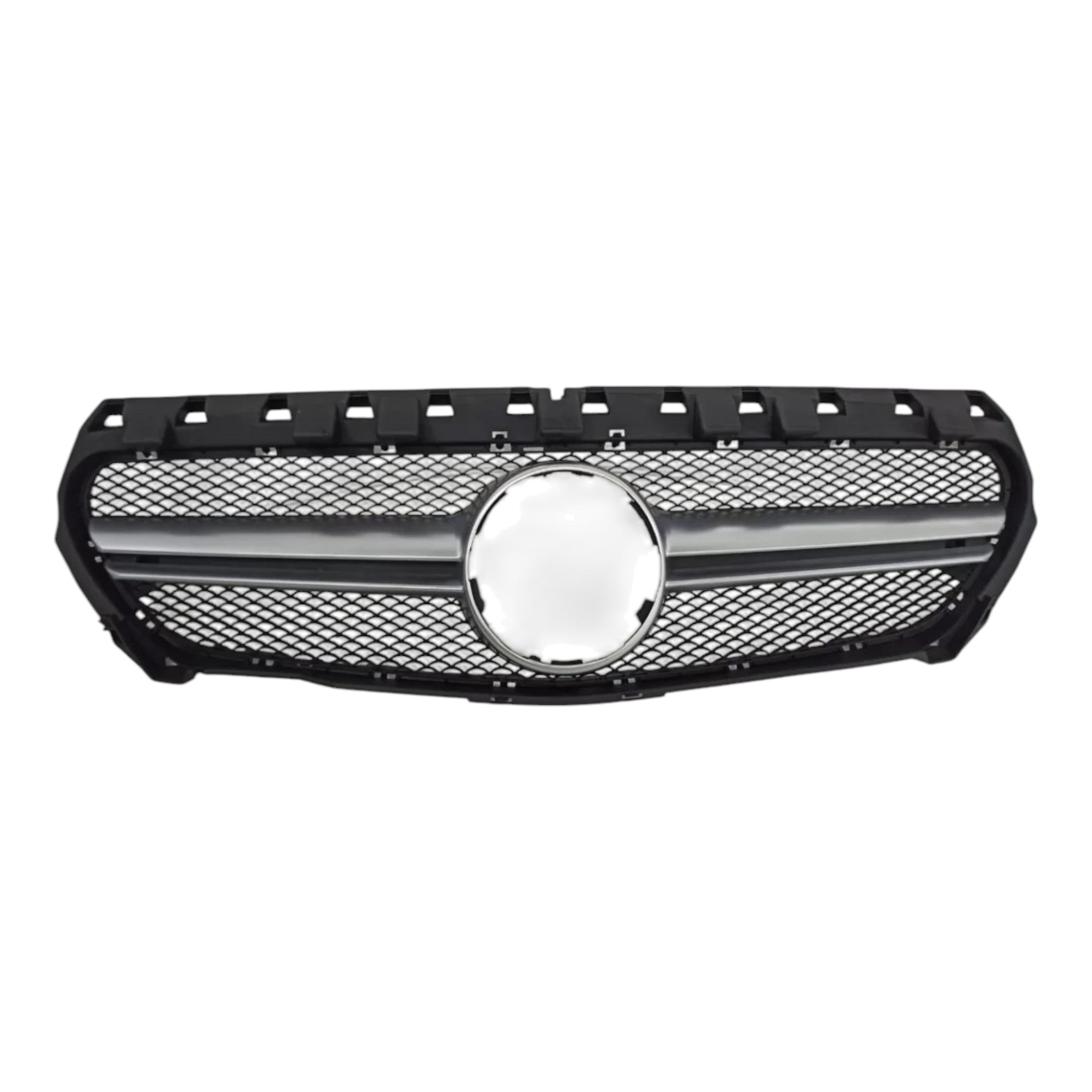 Front Grill AMG mat chrome for Mercedes CLA-Class C117 2016-2018 - Custom Class