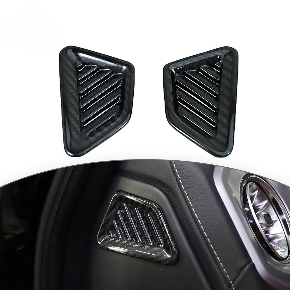 Front Side Interior Air Vent Cover Carbon for Mercedes-Benz W465 G-Class