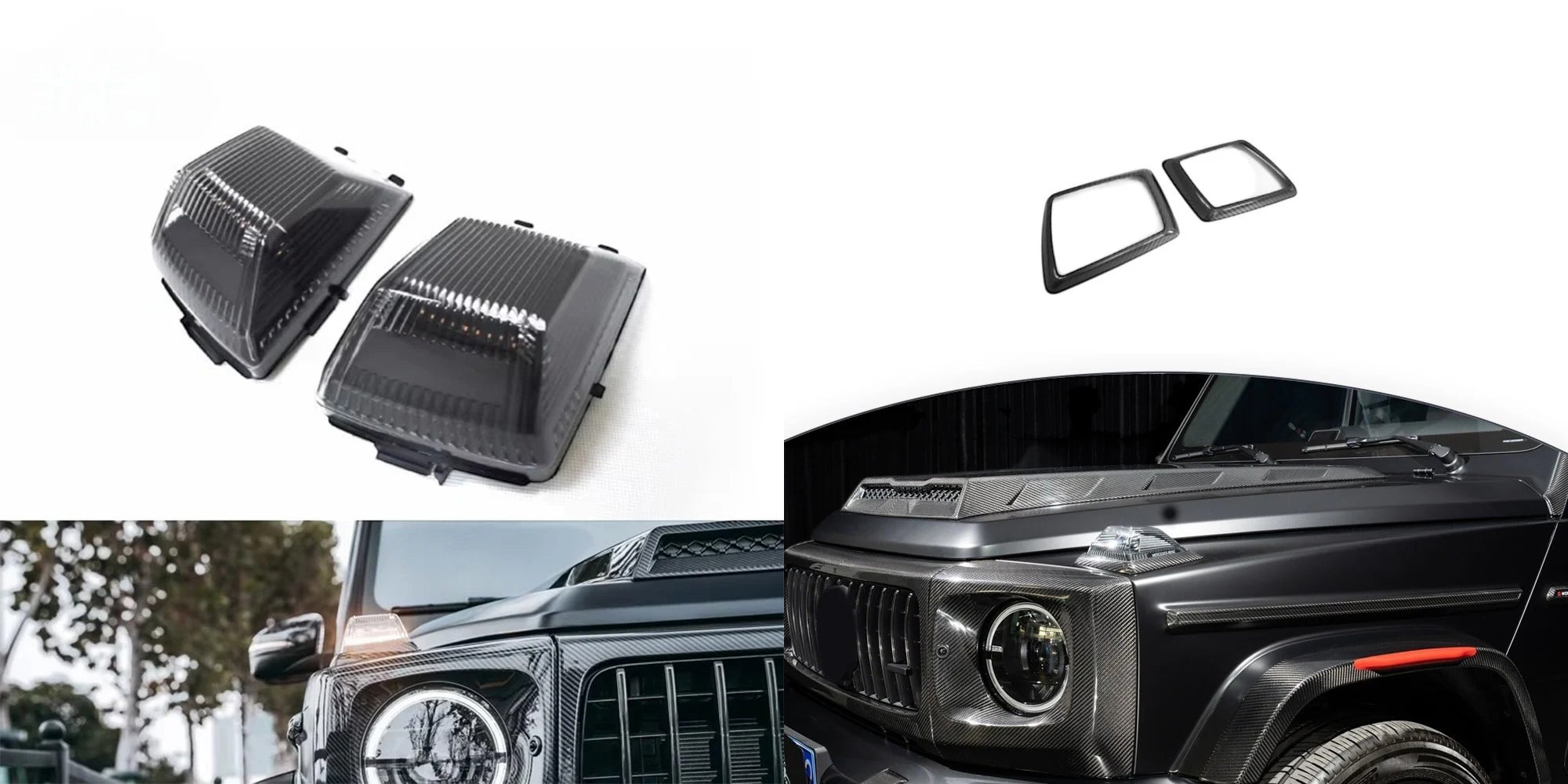 Complete Carbon Fiber, LED & Electric Tailgate Upgrade Kit for Mercedes-Benz G-Class W465 2024+