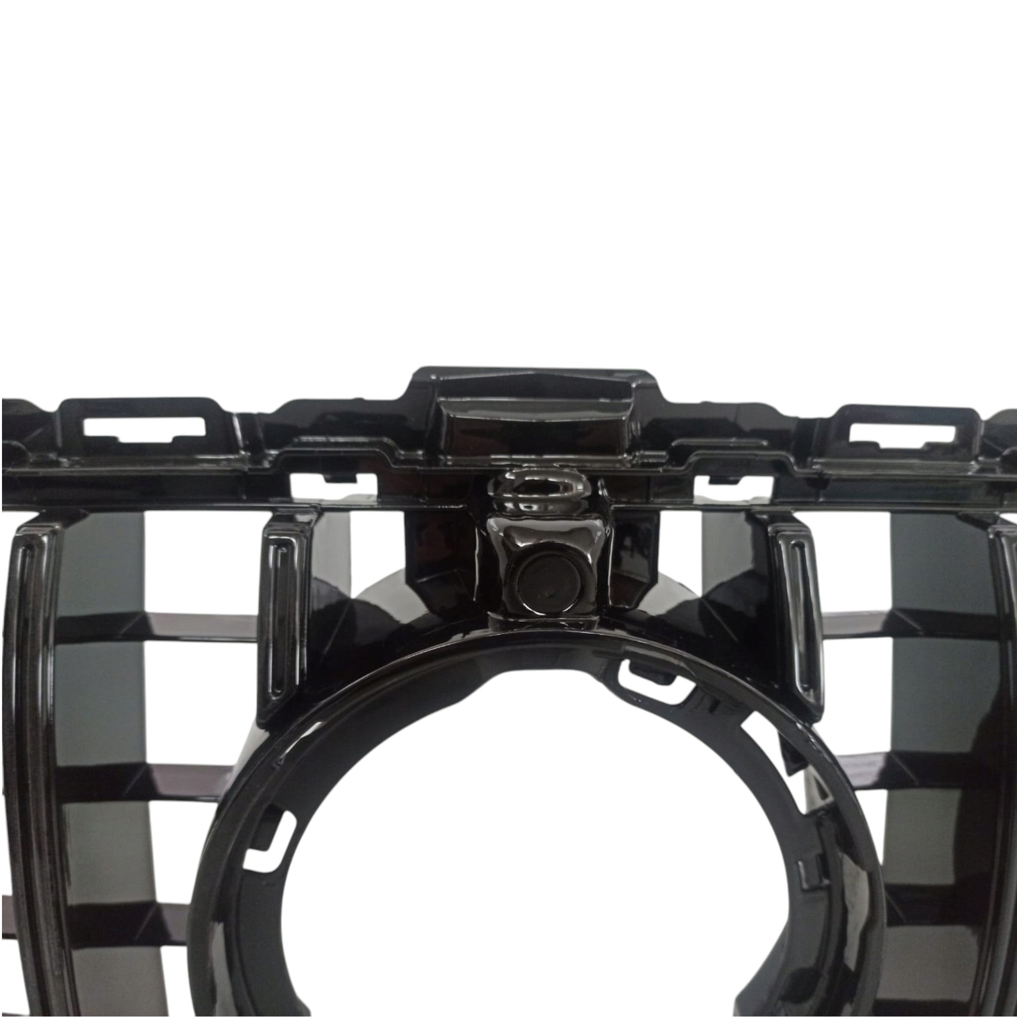 Front radiator grille, GT black, camera for Mercedes C-Class W205 2018-2021 - Custom Class
