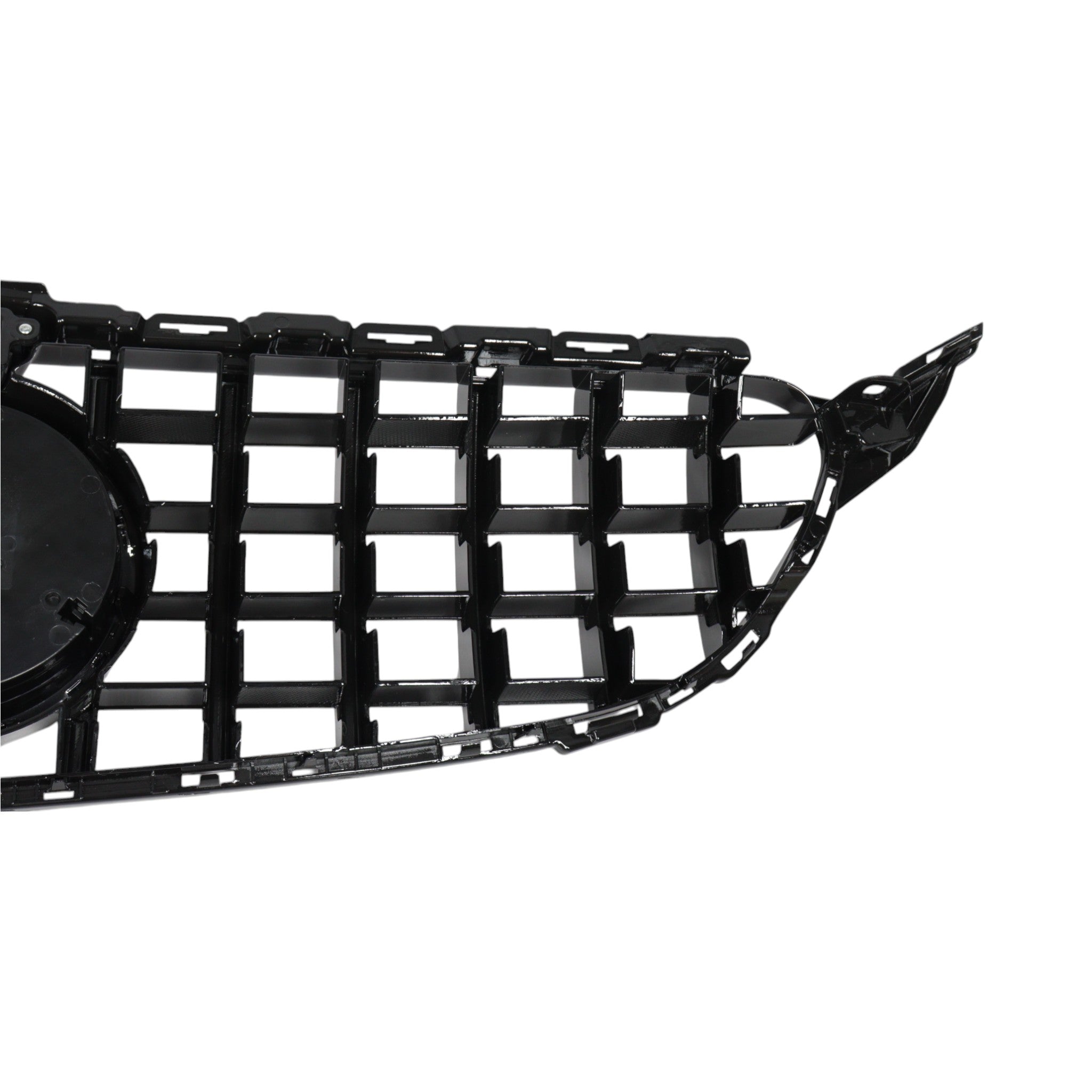 Front radiator grille, GT chrome black, camera for Mercedes C-Class W205 2018-2021 - Custom Class
