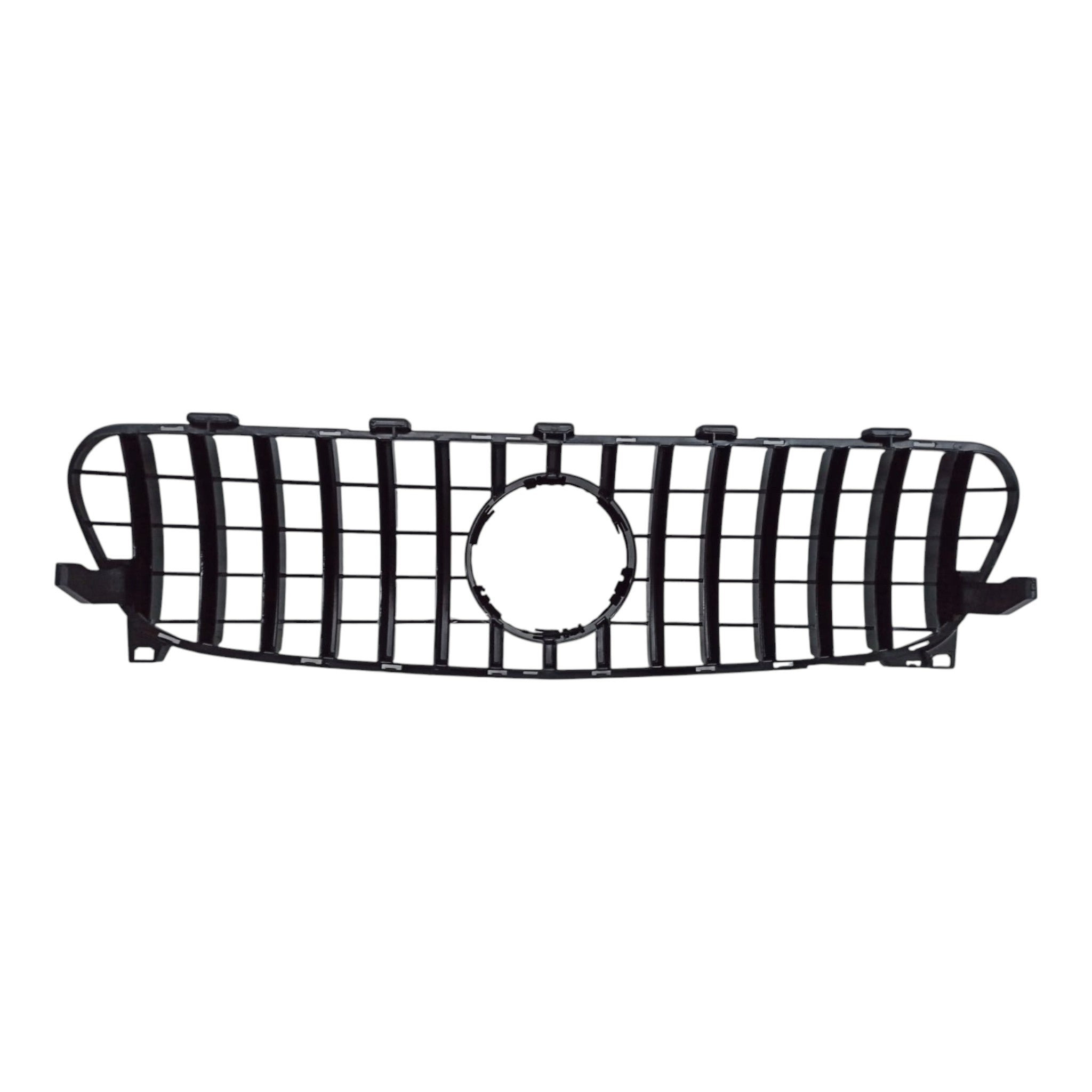 GT Chrome Black Front Radiator Grille for Mercedes GLA-Class X156 (2017-2020), premium Custom Class upgrade.