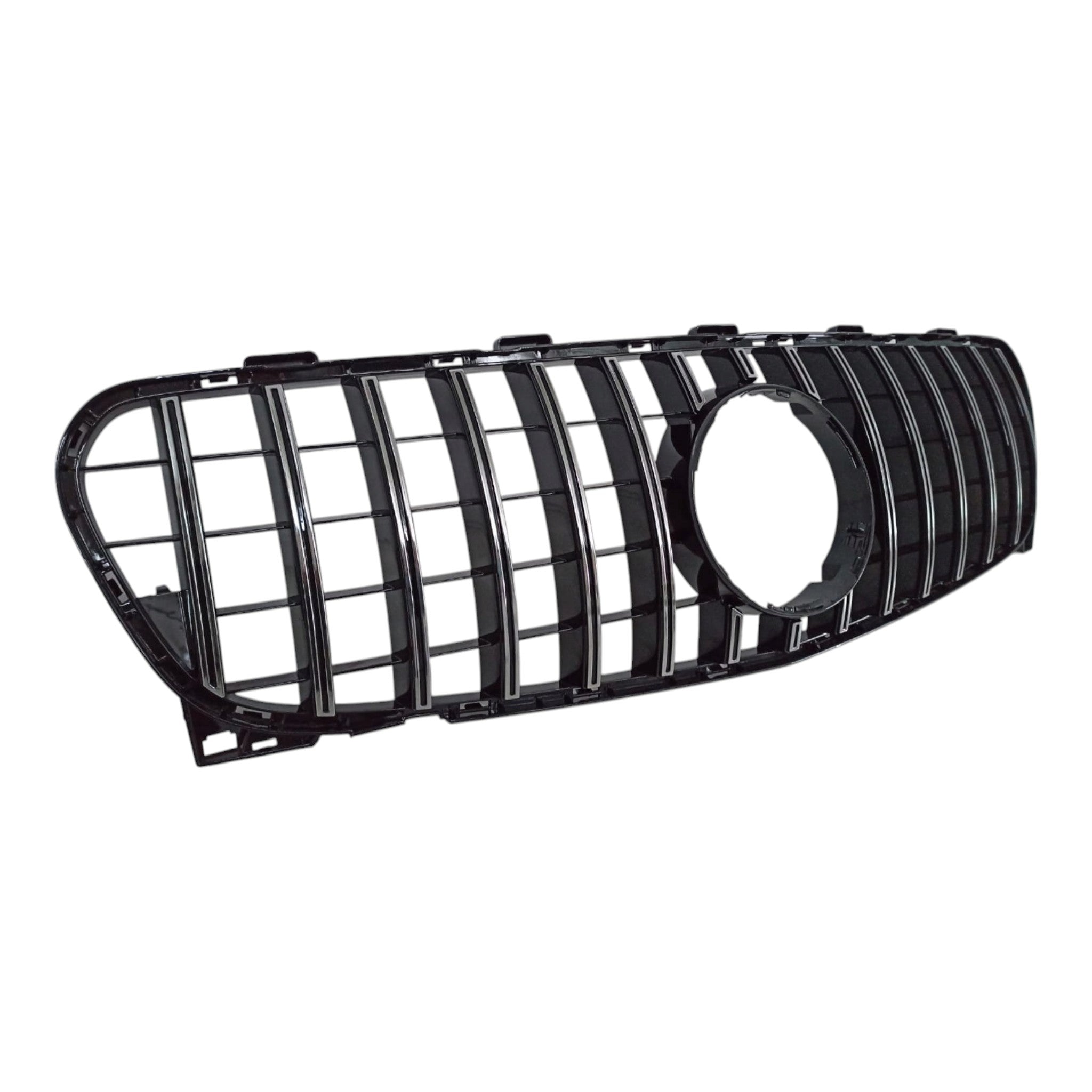 Front radiator grille, GT chrome black for Mercedes GLA-Class X156 2017-2020 - Custom Class