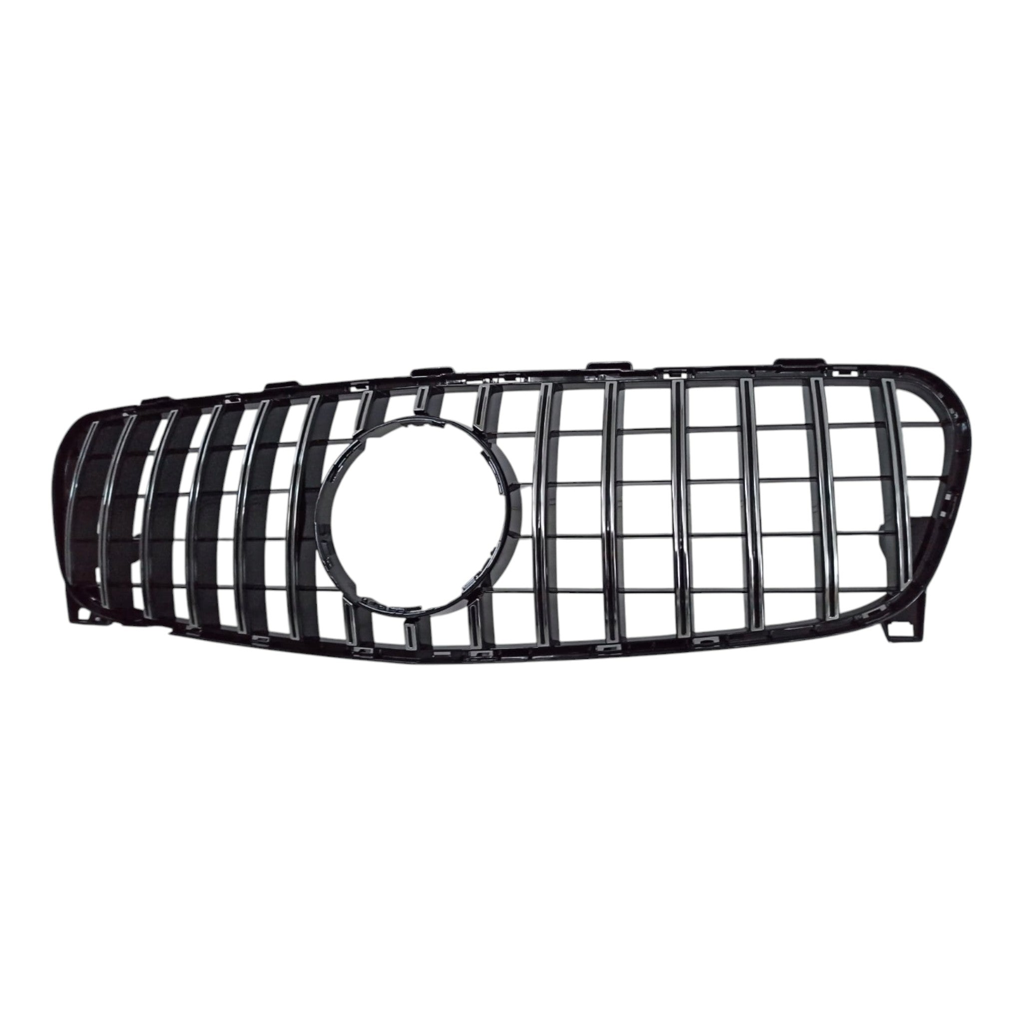 Front radiator grille, GT chrome black for Mercedes GLA-Class X156 2017-2020 - Custom Class