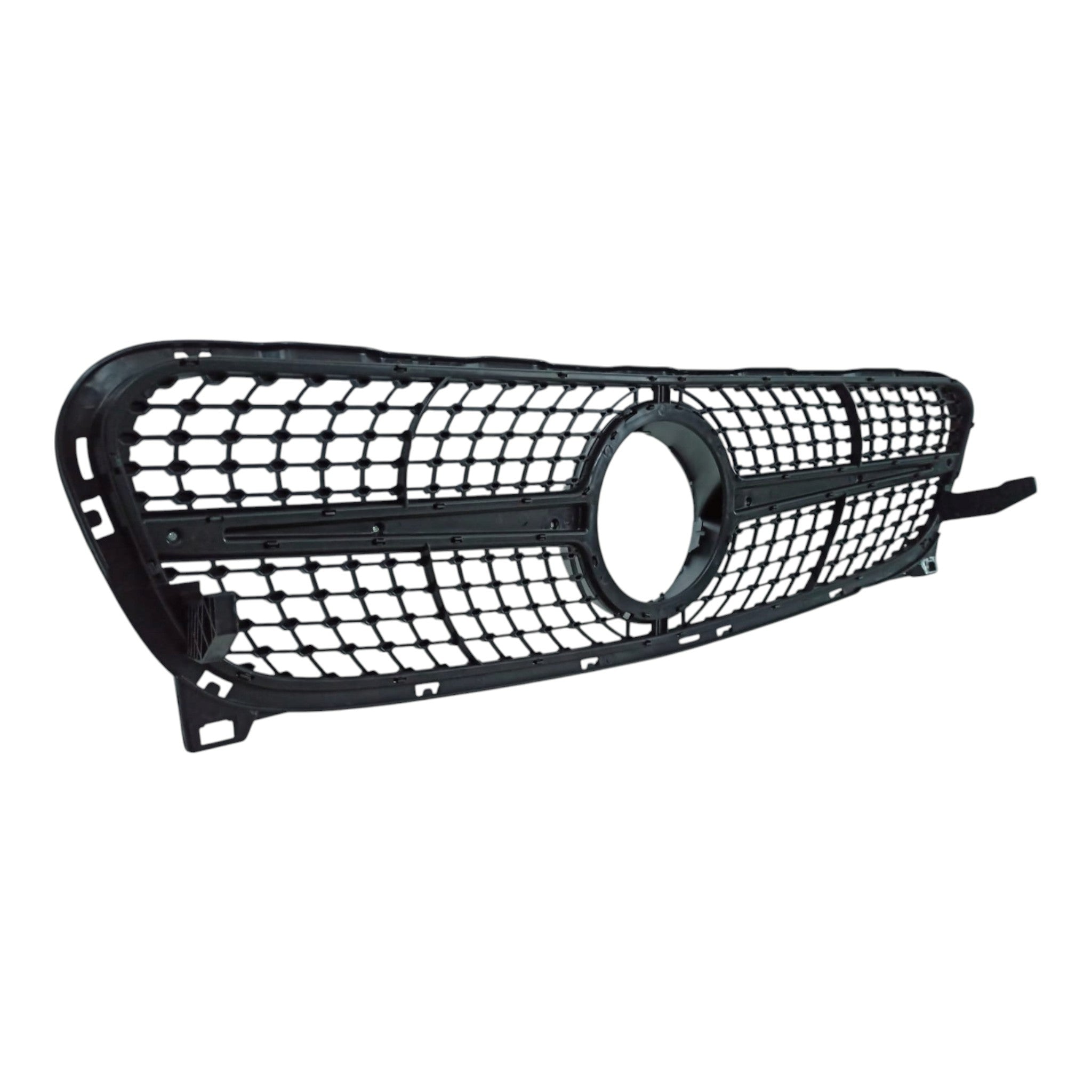 Front radiator grille, diamond silver for Mercedes GLA-Class X156 2014-2017 - Custom Class