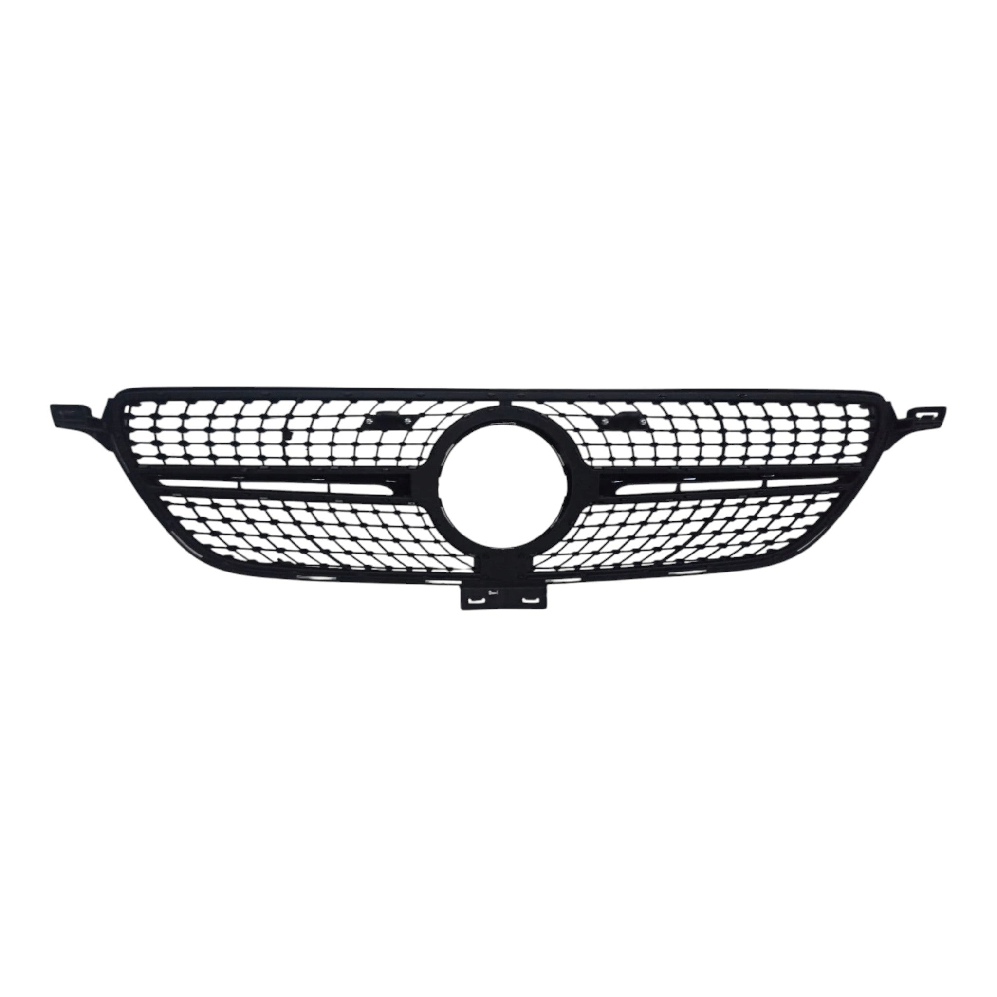 Diamond Silver Front Radiator Grille for Mercedes GLE-Class C292 Coupe (2015-2019), luxury exterior enhancement.