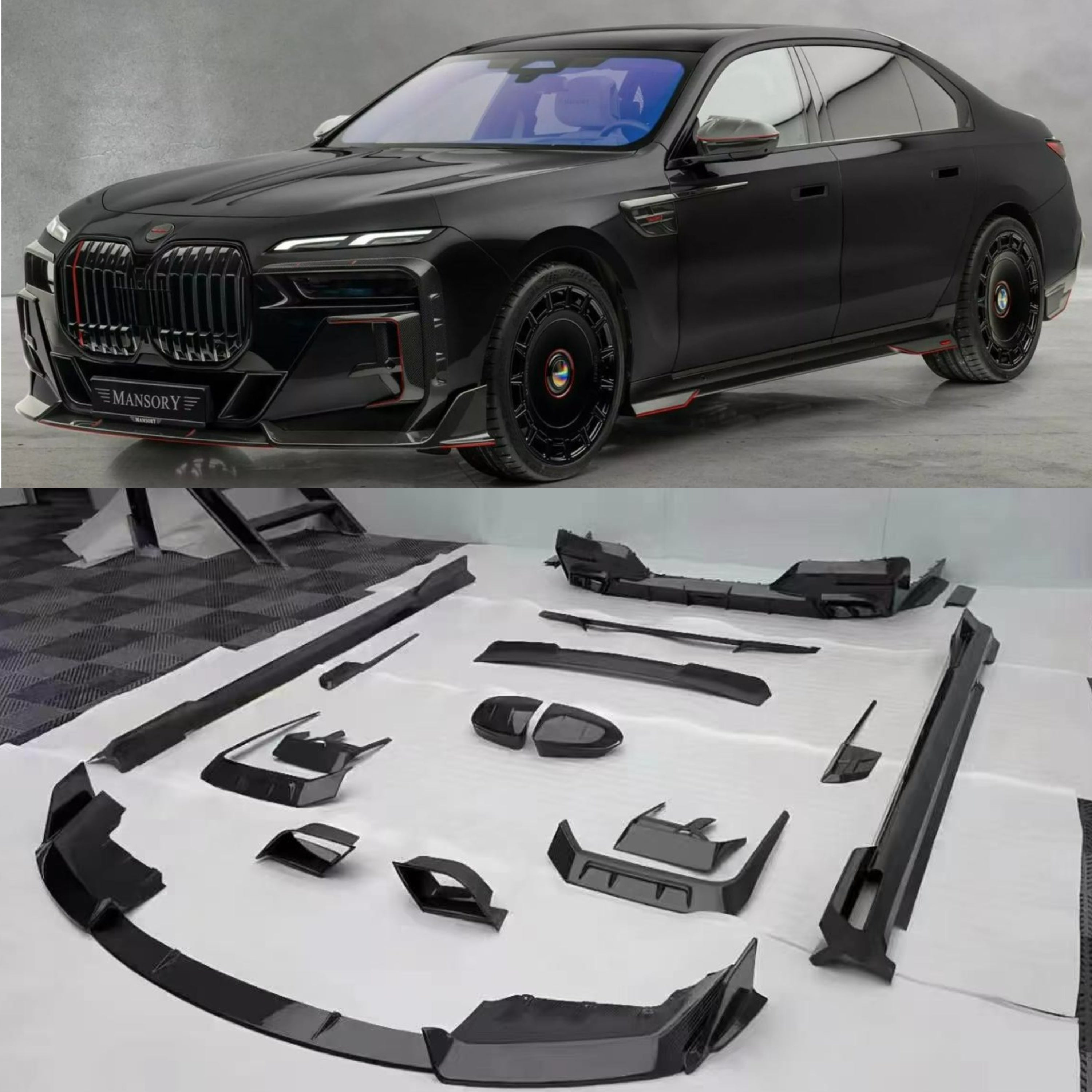 Full Body Kit Mansory Carbon for BMW 7 Series G70 G71 - Custom Class