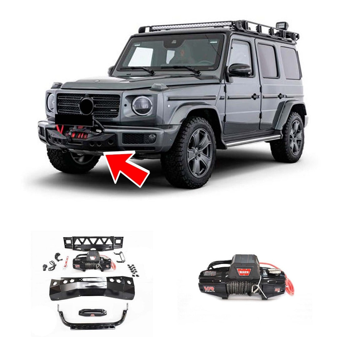 Full winch mount kit for Mercedes-Benz W463A G63 G500 Brabus 4x4 - Custom Class