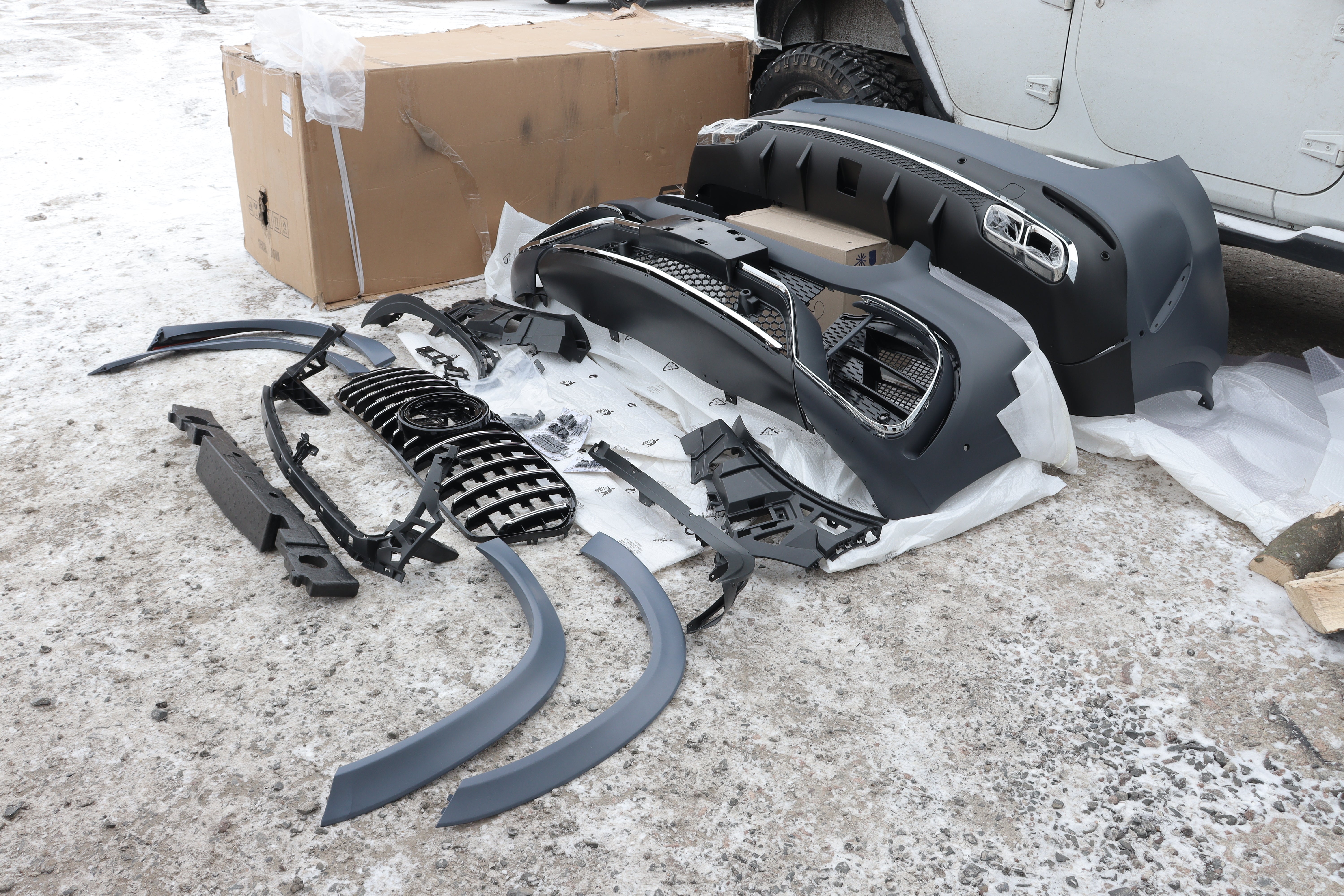 GLE 63 AMG bodykit for Mercedes GLE-Class W167 2018-2023 - Custom Class