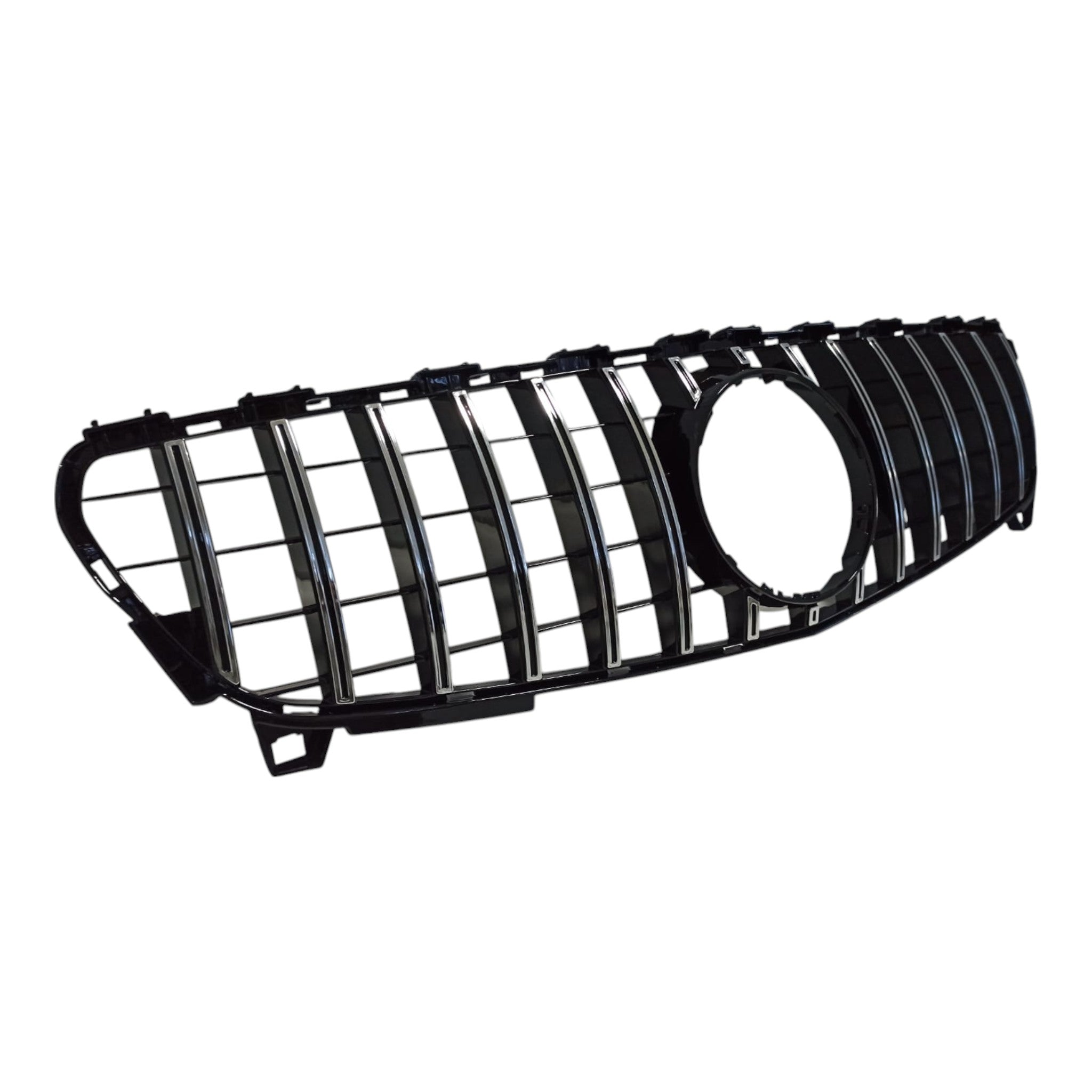 GT chrome black panamericana front radiator grille for Mercedes W176 2016-2018 - Custom Class