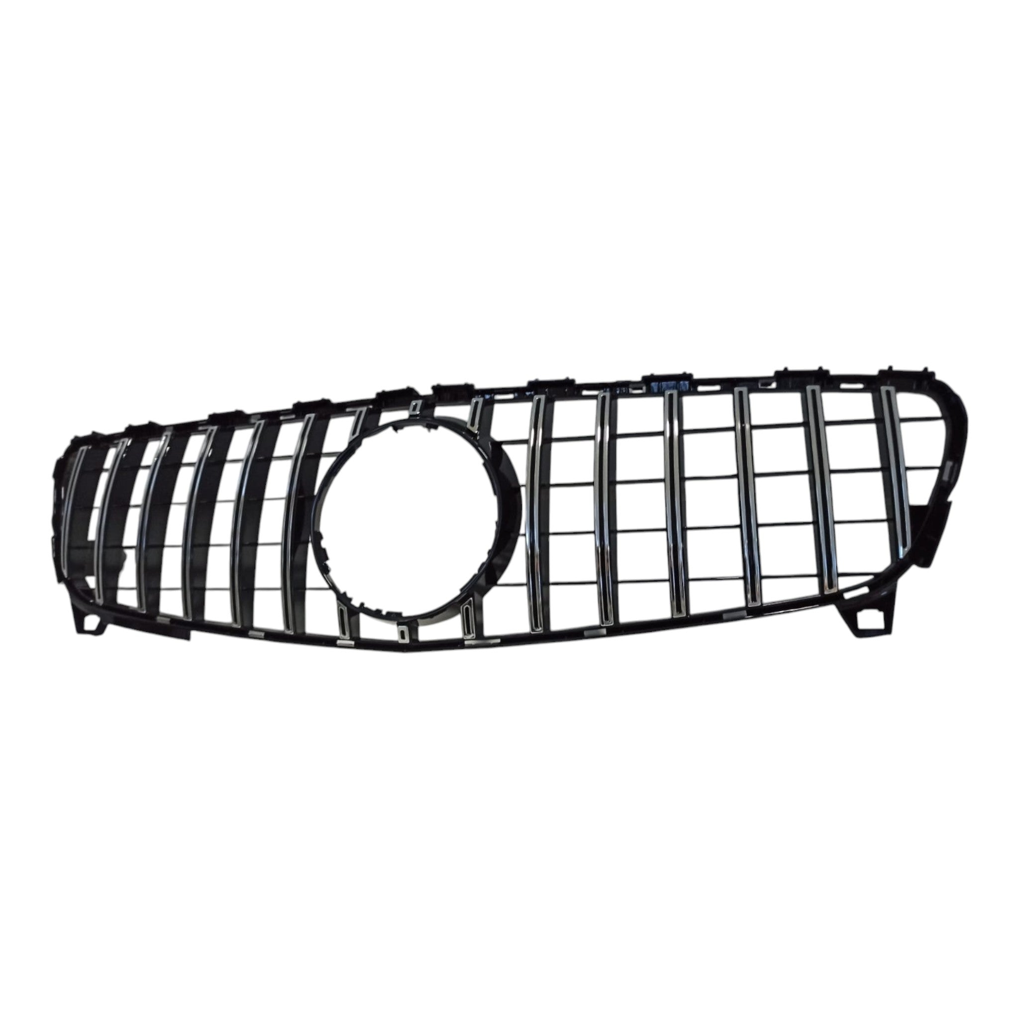 GT chrome black panamericana front radiator grille for Mercedes W176 2016-2018 - Custom Class