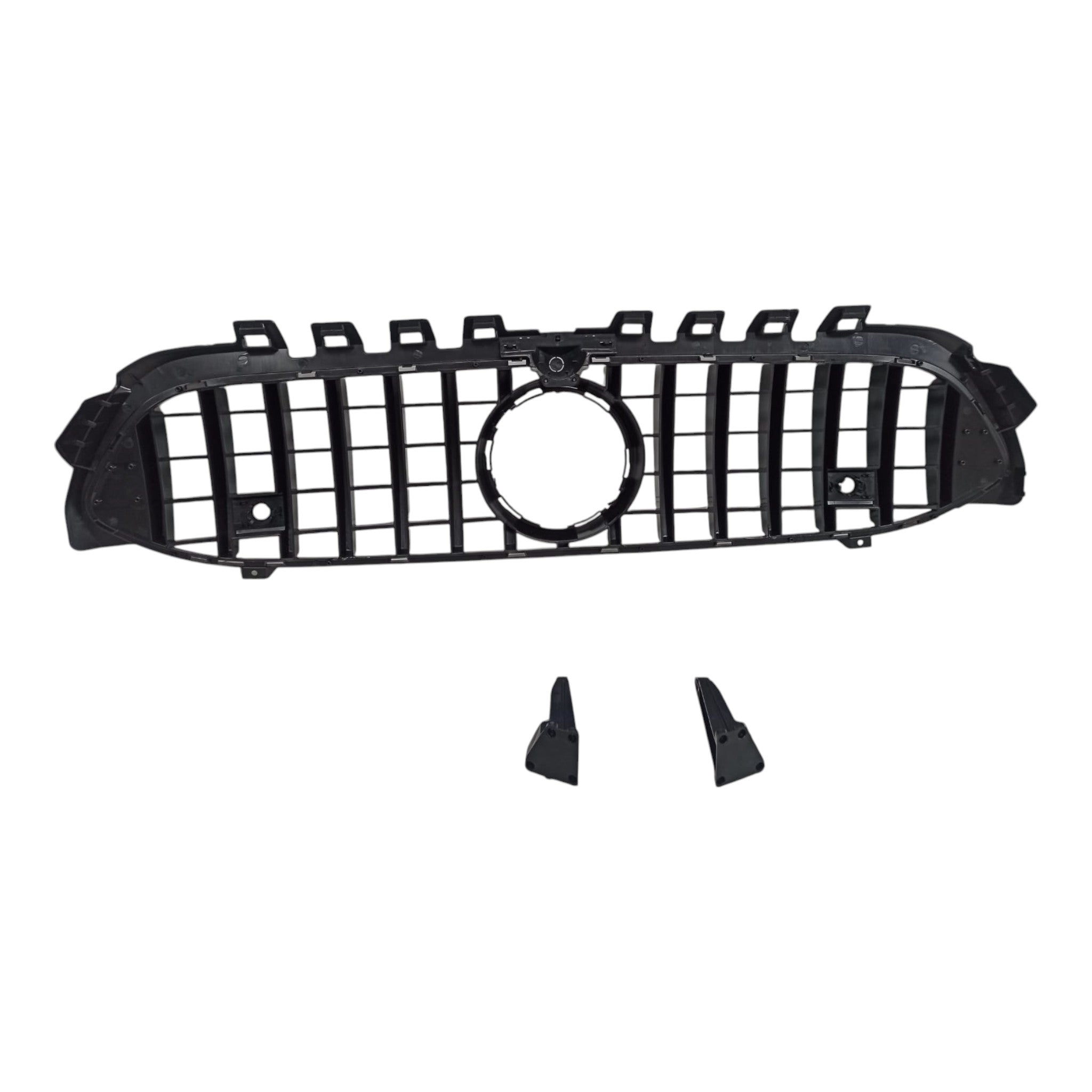 GT front radiator grille, chrome black for Mercedes W177 2018+ - Custom Class