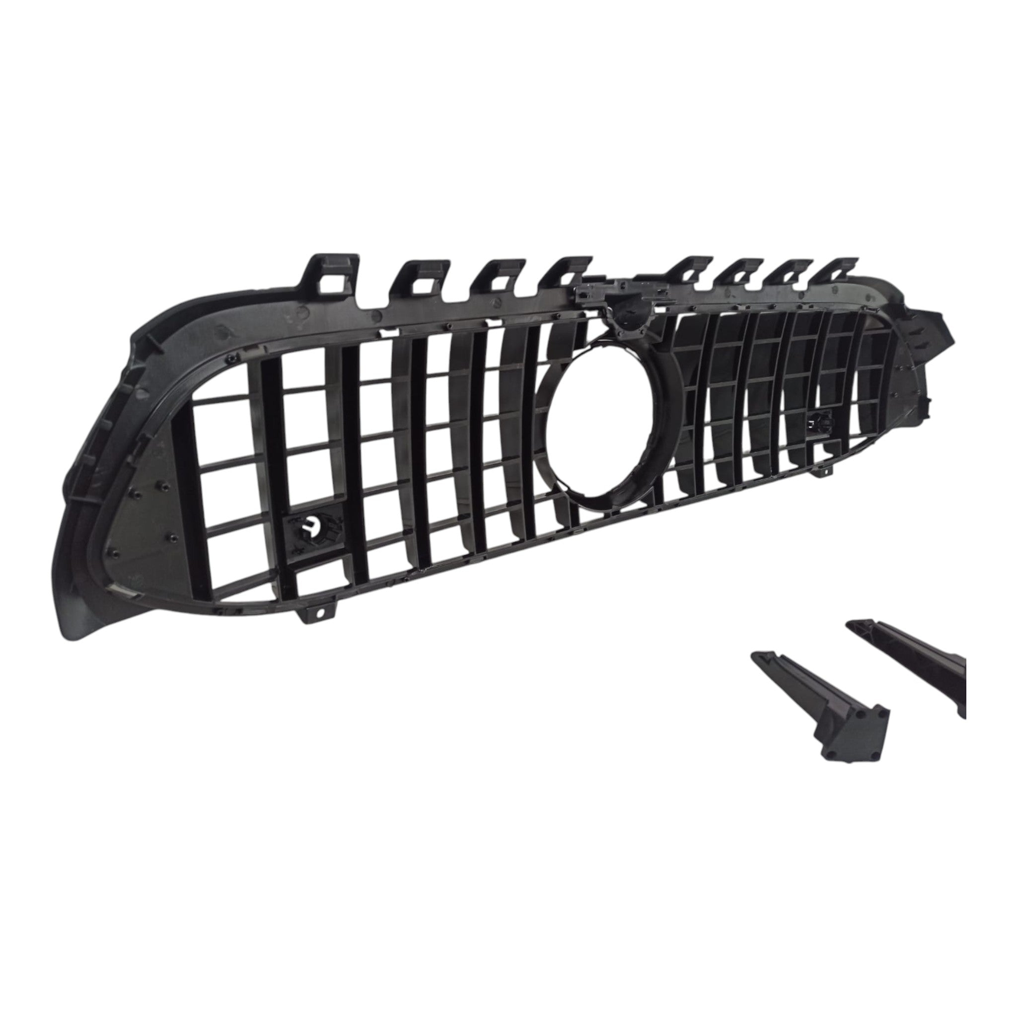 GT front radiator grille, chrome black for Mercedes W177 2018+ - Custom Class