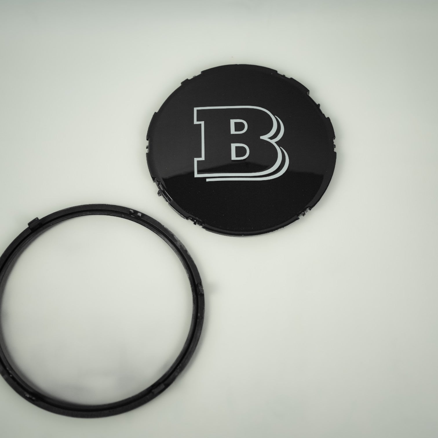 Gray front grille emblem with Brabus logo for Mercedes-Benz W465 2025+ - Custom Class