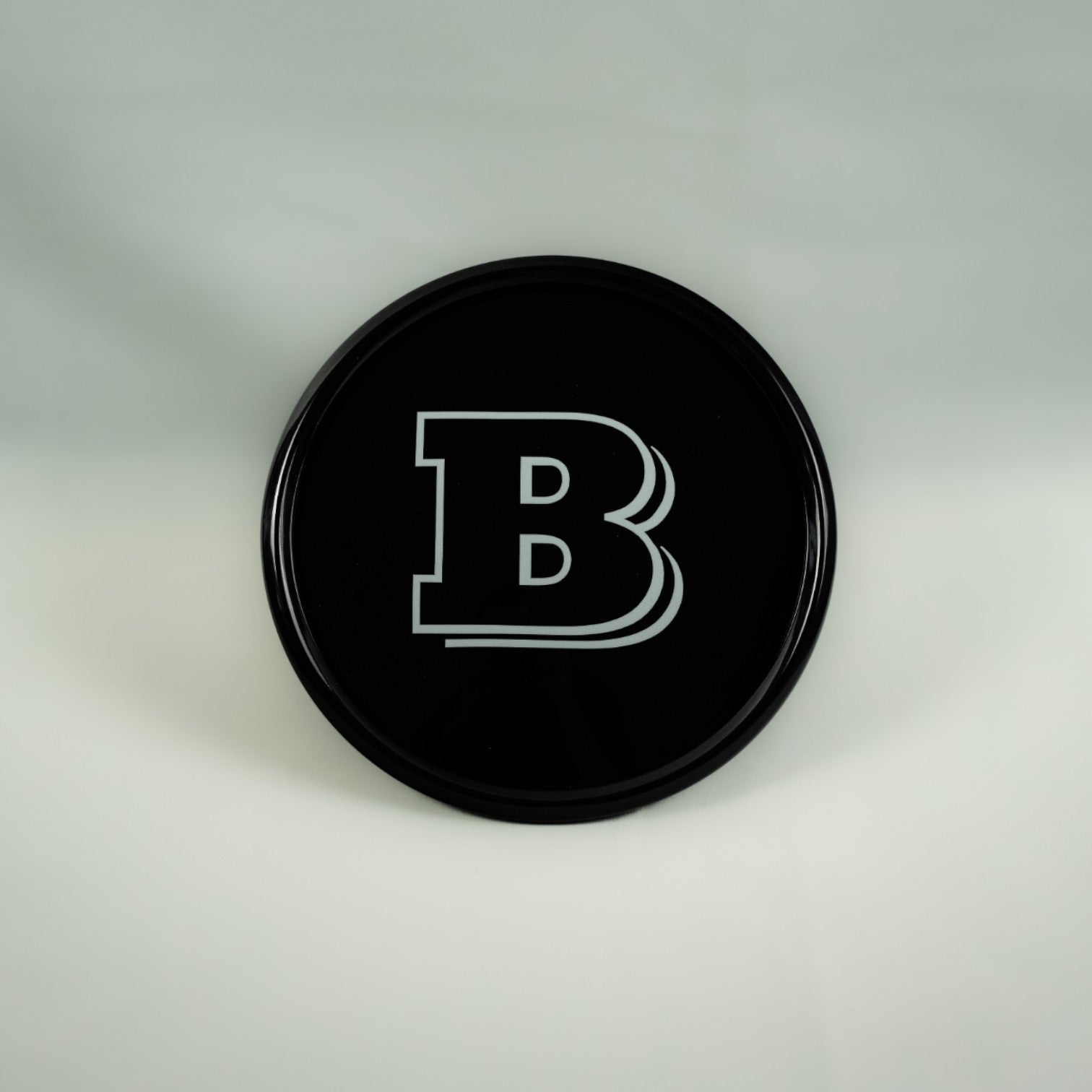 Gray front grille emblem with Brabus logo for Mercedes-Benz W465 2025+ - Custom Class